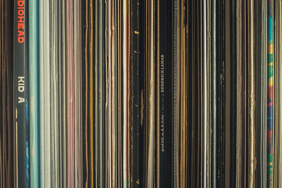 Vinyl, Collection, Records, Kendrick Lamar, Radiohead, , HD Wallpaper & Backgrounds