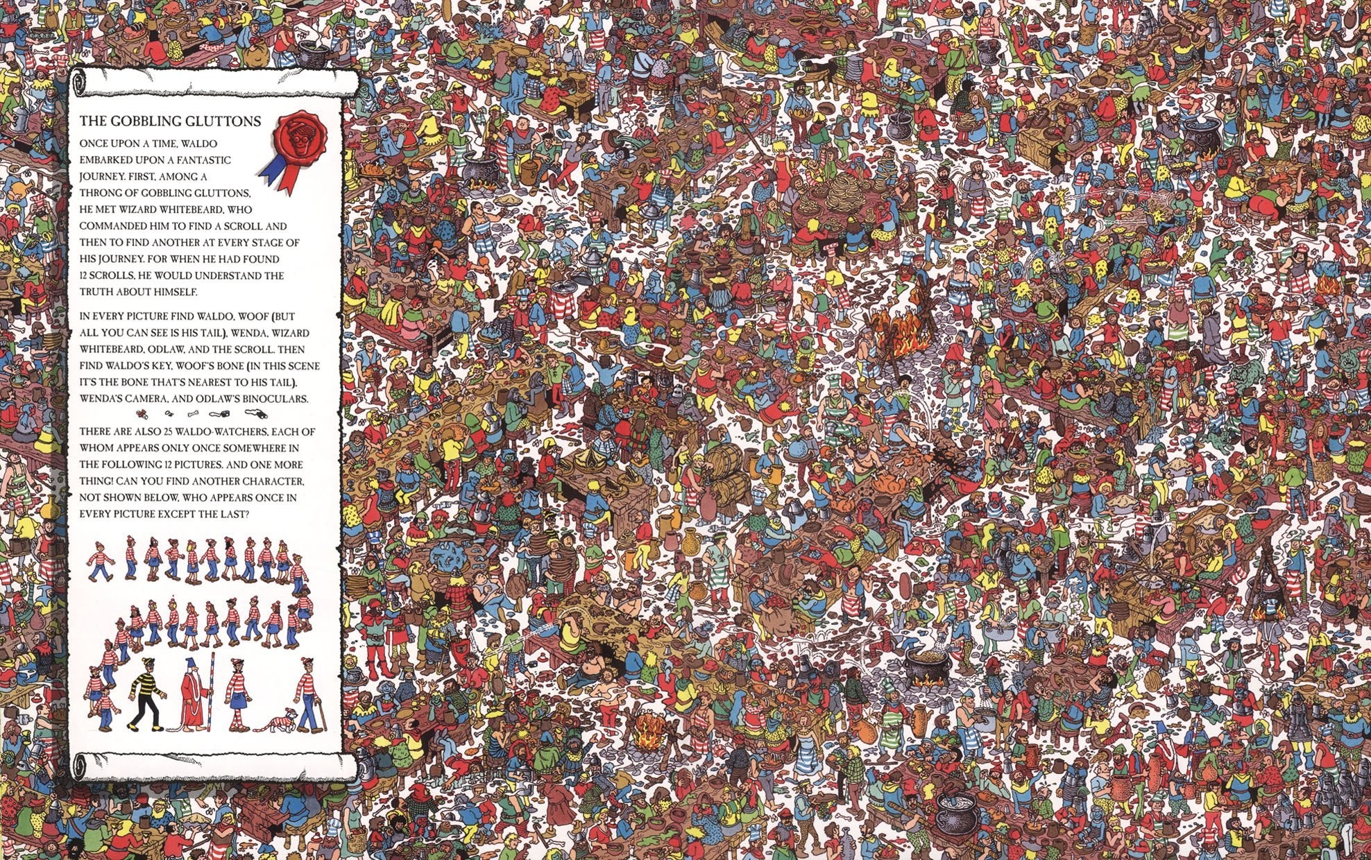 Data-src - Where's Waldo Computer Background , HD Wallpaper & Backgrounds