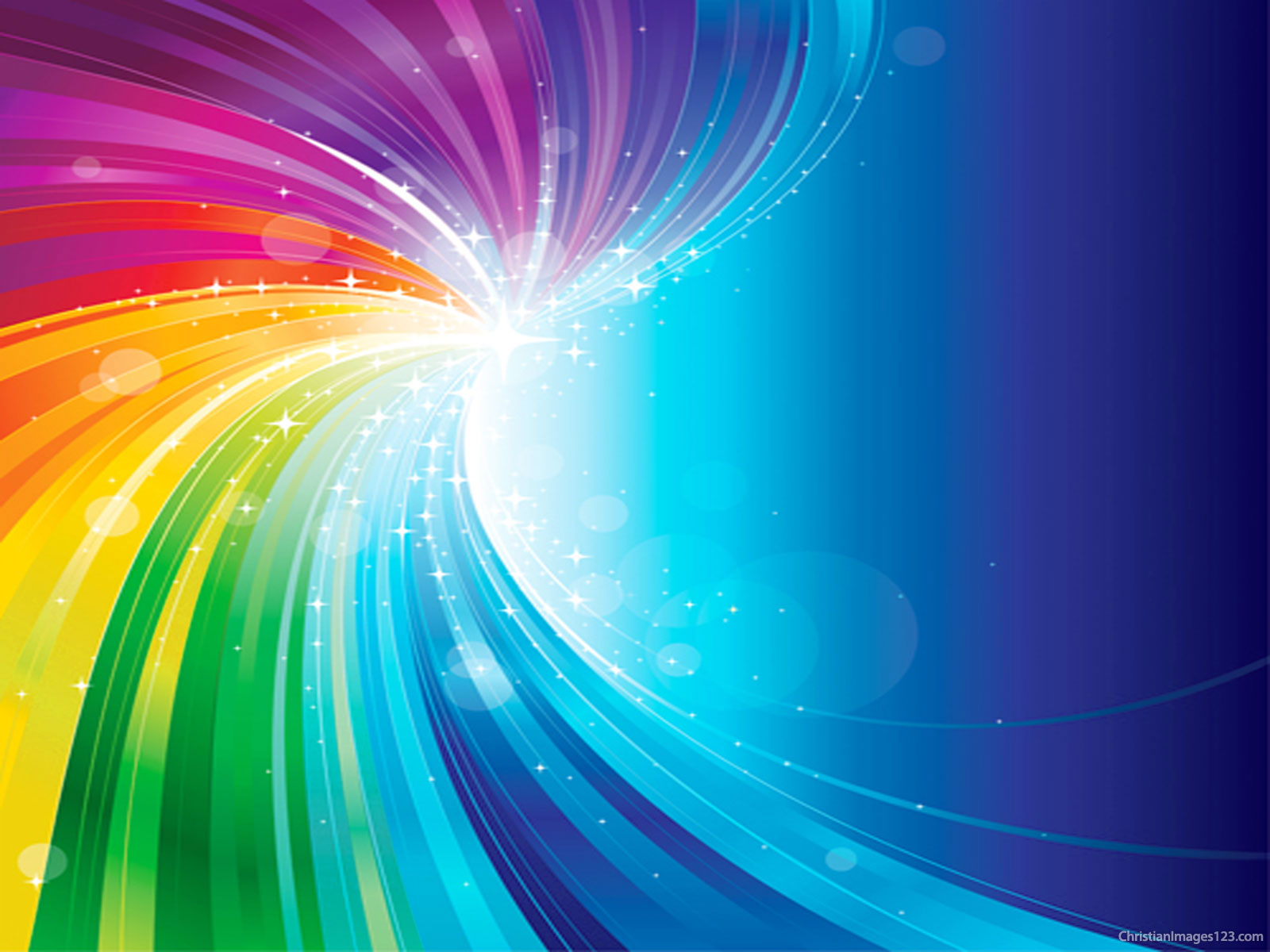 rainbow powerpoint presentation background