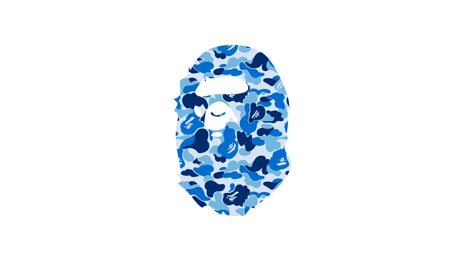 Blue Bathing Ape Logo , HD Wallpaper & Backgrounds