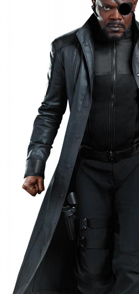 Nick Fury White Background , HD Wallpaper & Backgrounds