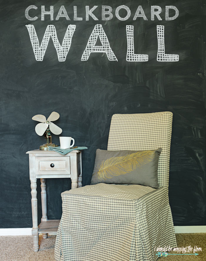 Diy Chalkboard Wall - Chair , HD Wallpaper & Backgrounds