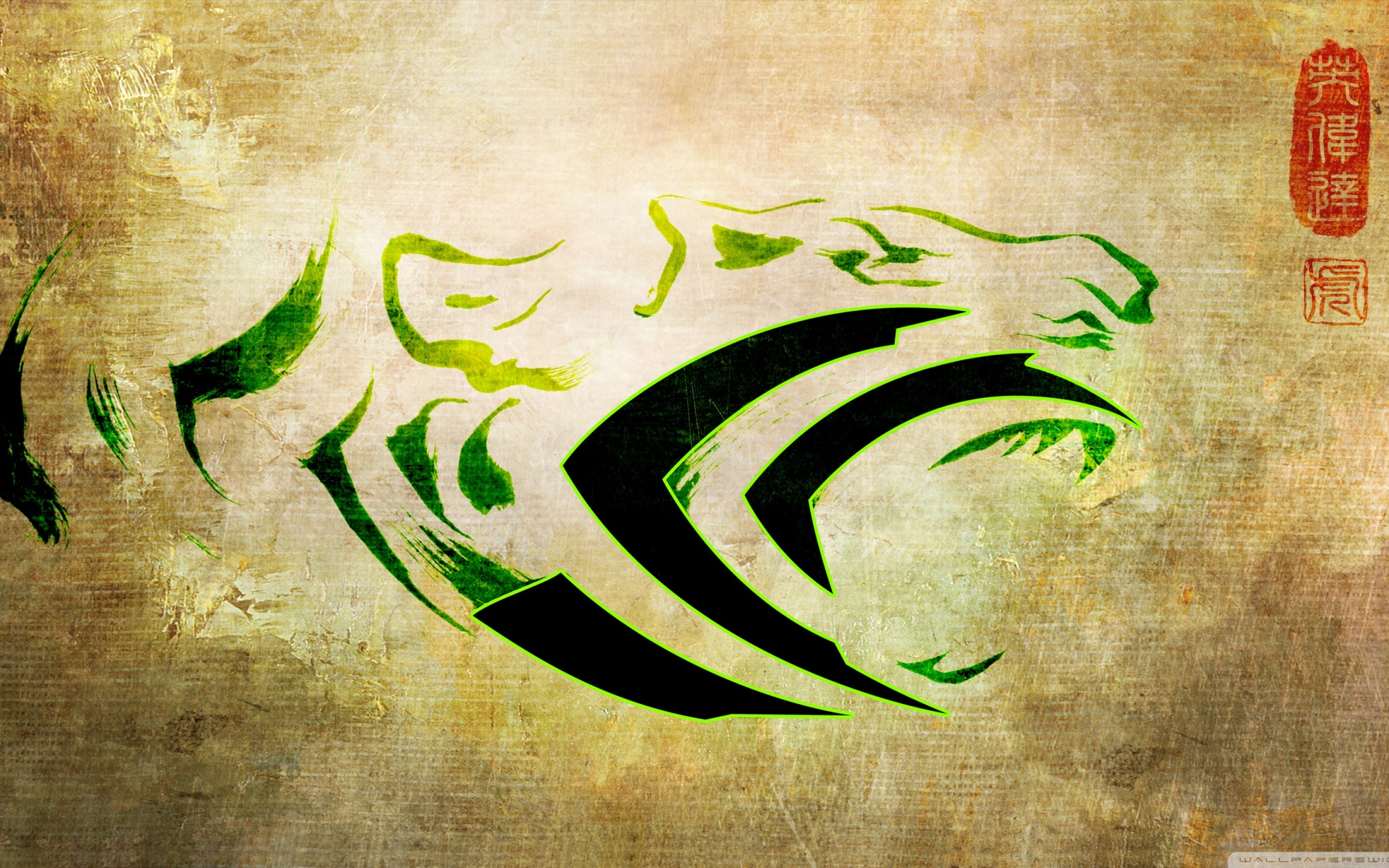 Nvidia Tiger , HD Wallpaper & Backgrounds