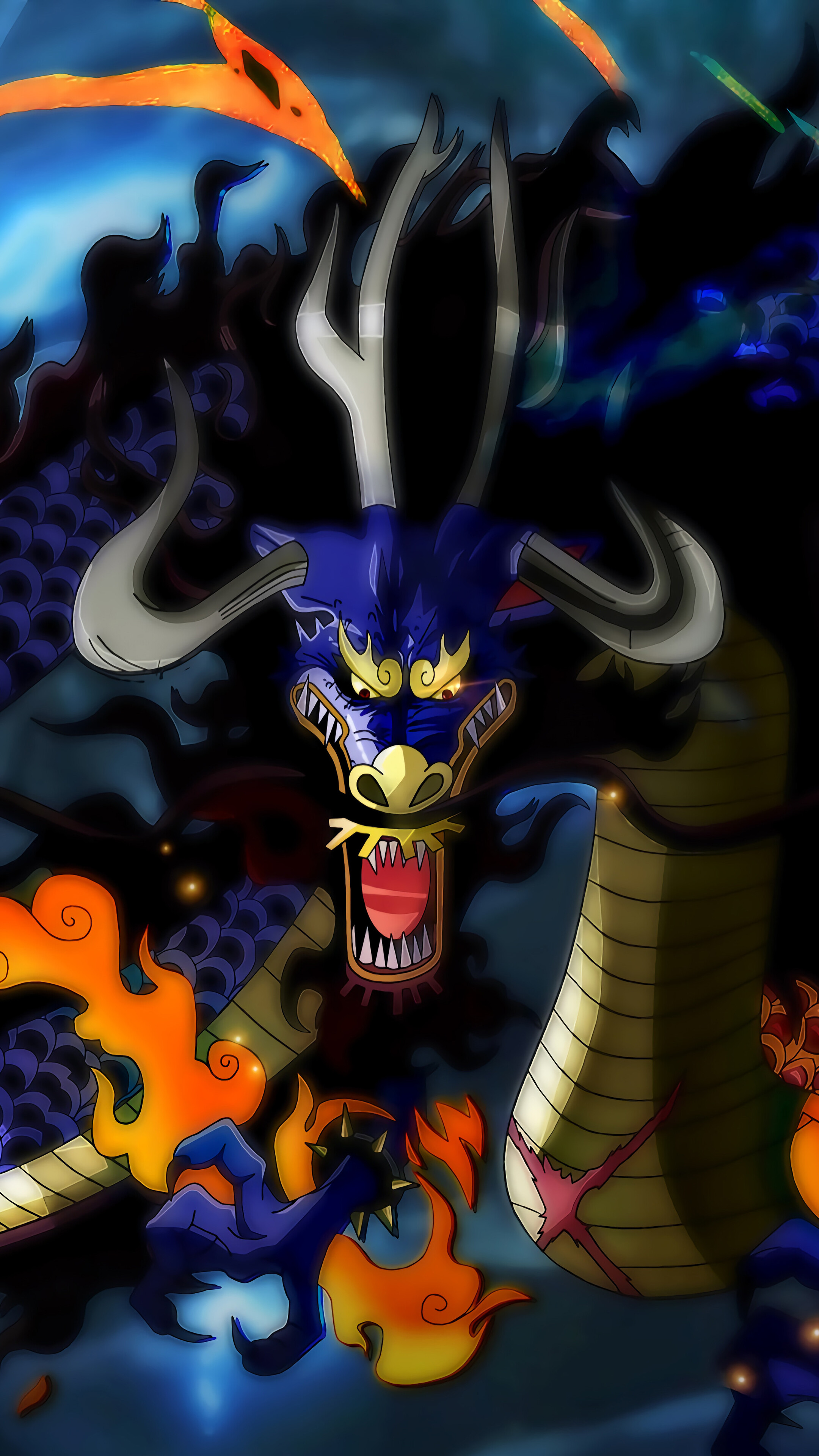 Kaido, Dragon, Form, One Piece Iphone 10,7,6s,6 Hd , HD Wallpaper & Backgrounds