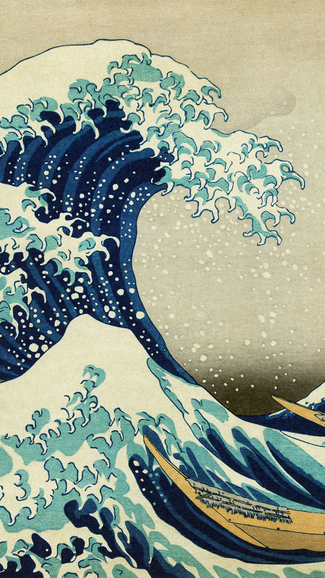 Great Wave Off Kanagawa Iphone 6 , HD Wallpaper & Backgrounds