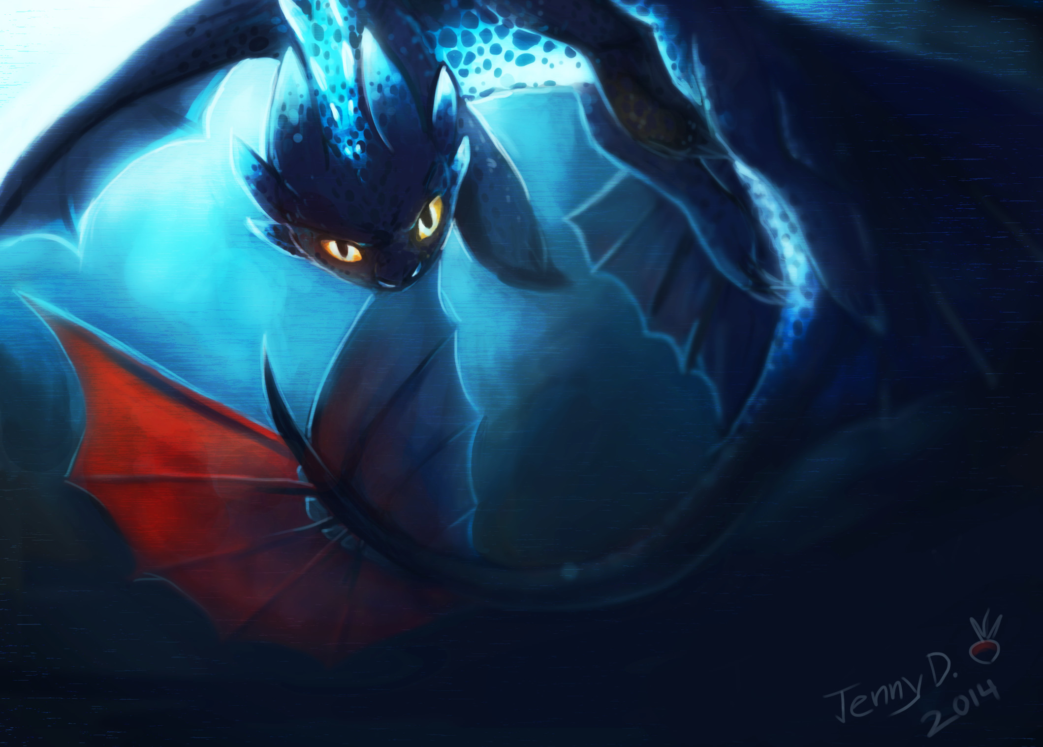 Httyd Night Fury And Light Fury , HD Wallpaper & Backgrounds