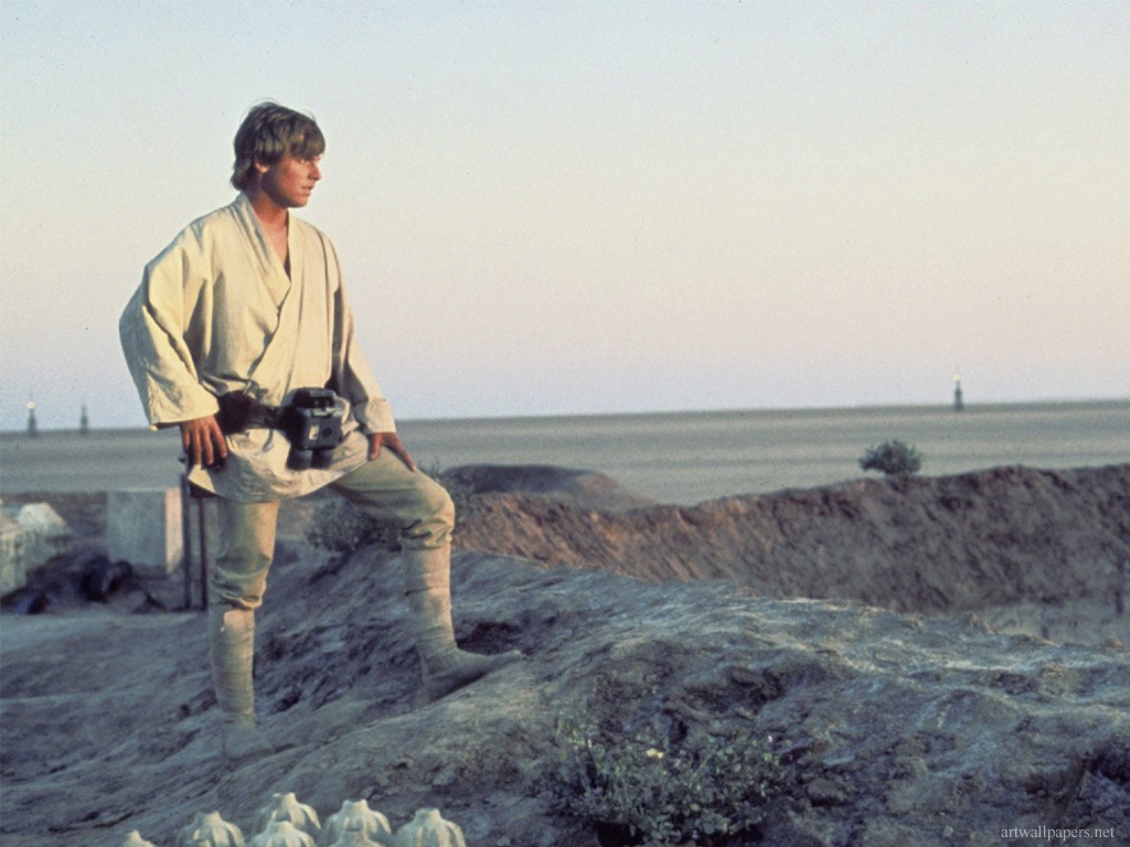 Star Wars Luke Skywalker Android Wallpaper - Luke Skywalker Tatooine , HD Wallpaper & Backgrounds