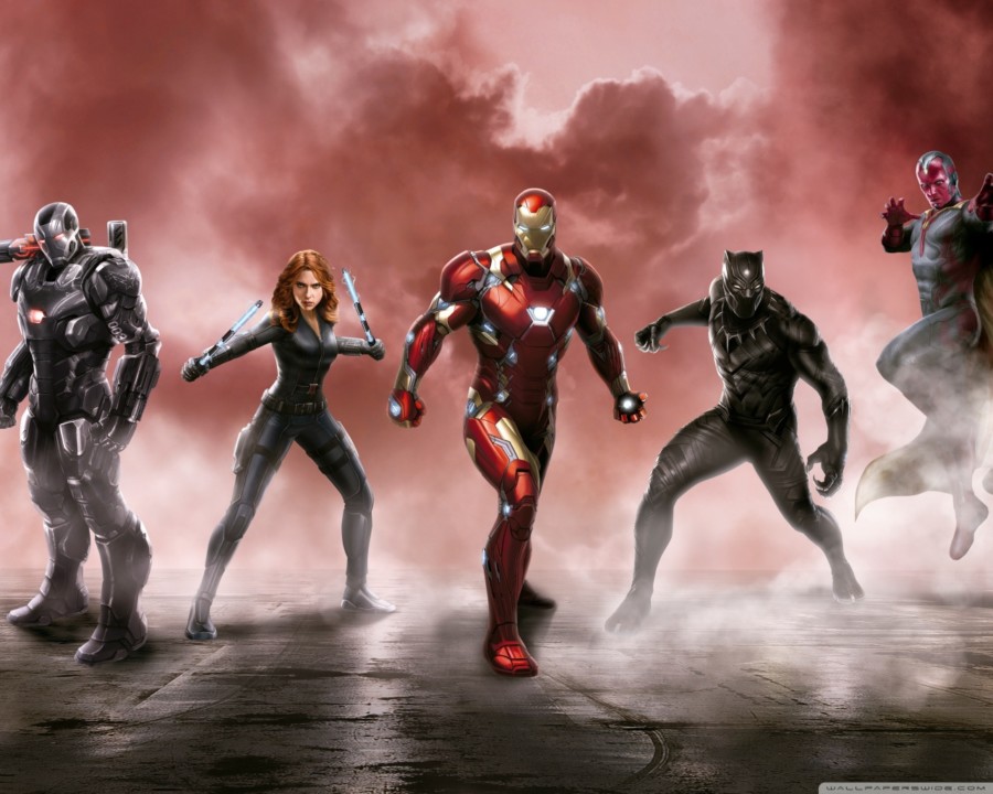 Caption America Iron Man Avengers Bird Man Ant-man - Civil War Team Ironman , HD Wallpaper & Backgrounds