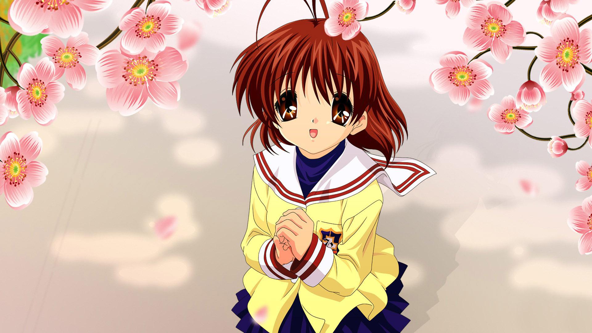 Hd Nagisa Furukawa Under The Blossoms - Clannad Aesthetic , HD Wallpaper & Backgrounds