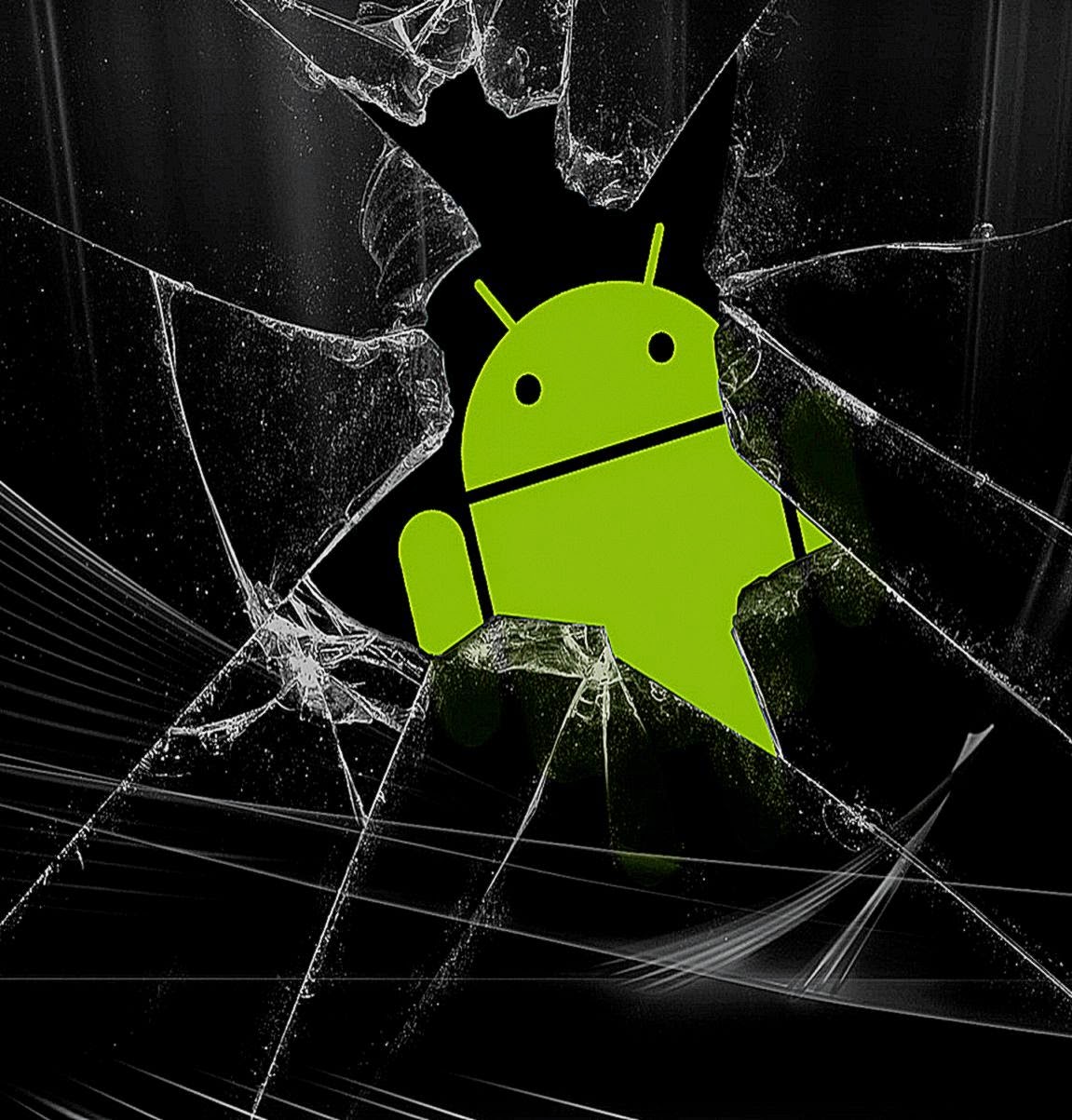 Android Wallpapers Hd Broken Glass Free Downlo 3708 - Broken Screen , HD Wallpaper & Backgrounds