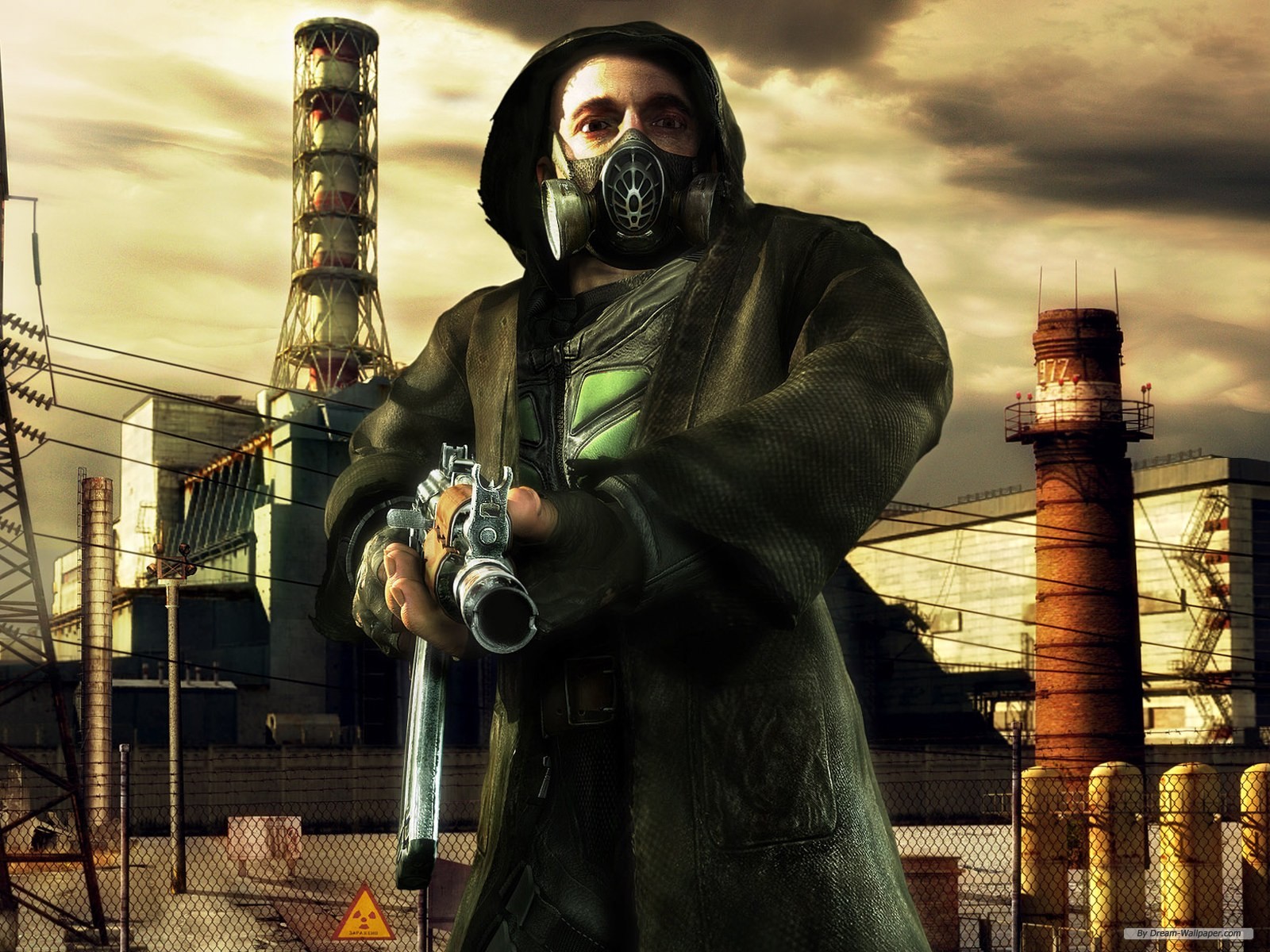 Free Game Wallpaper - Stalker Shadow Of Chernobyl Gas Mask , HD Wallpaper & Backgrounds