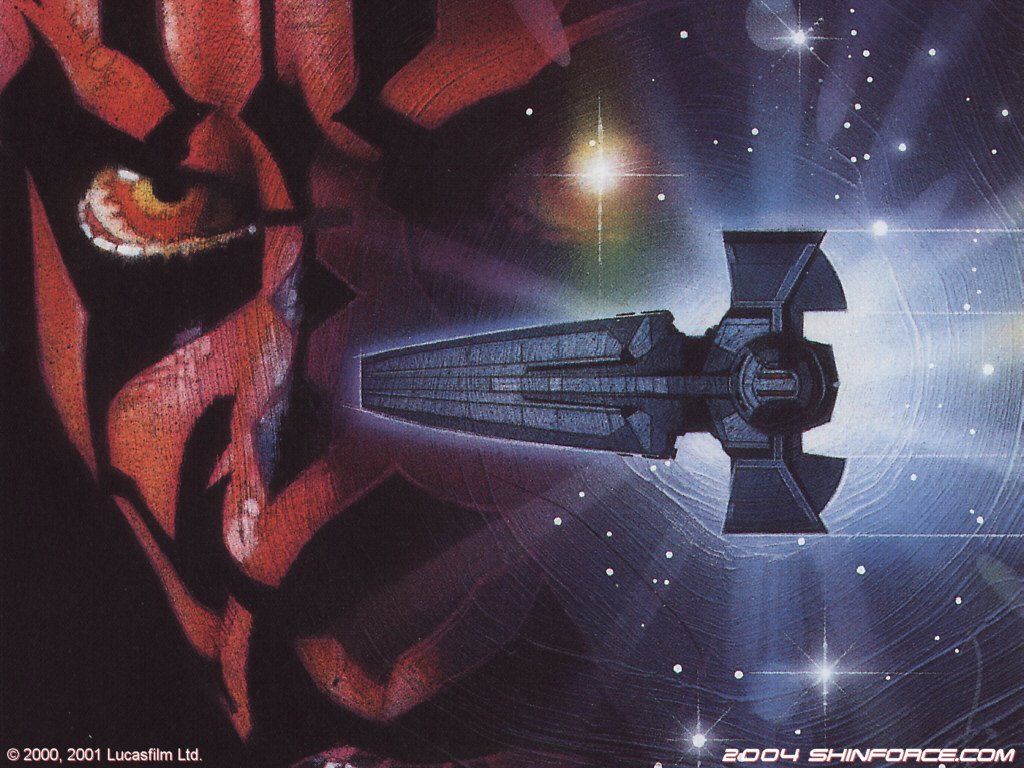 Star Wars Wallpaper - Drew Struzan Darth Maul , HD Wallpaper & Backgrounds