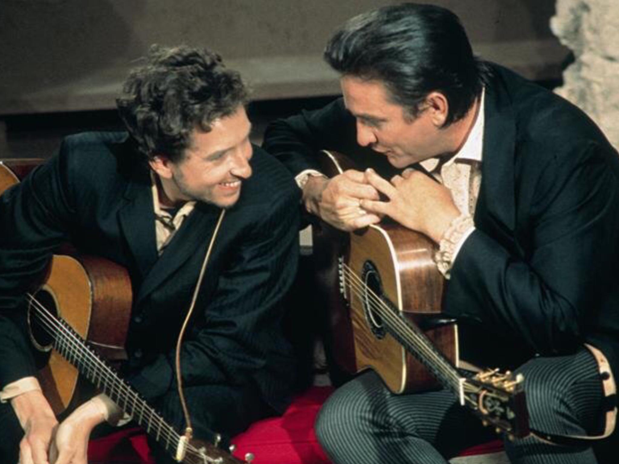 Fe Johnny Cash Bob Dylan The Johnny Cash Show Musical - Johnny Cash E Bob Dylan , HD Wallpaper & Backgrounds