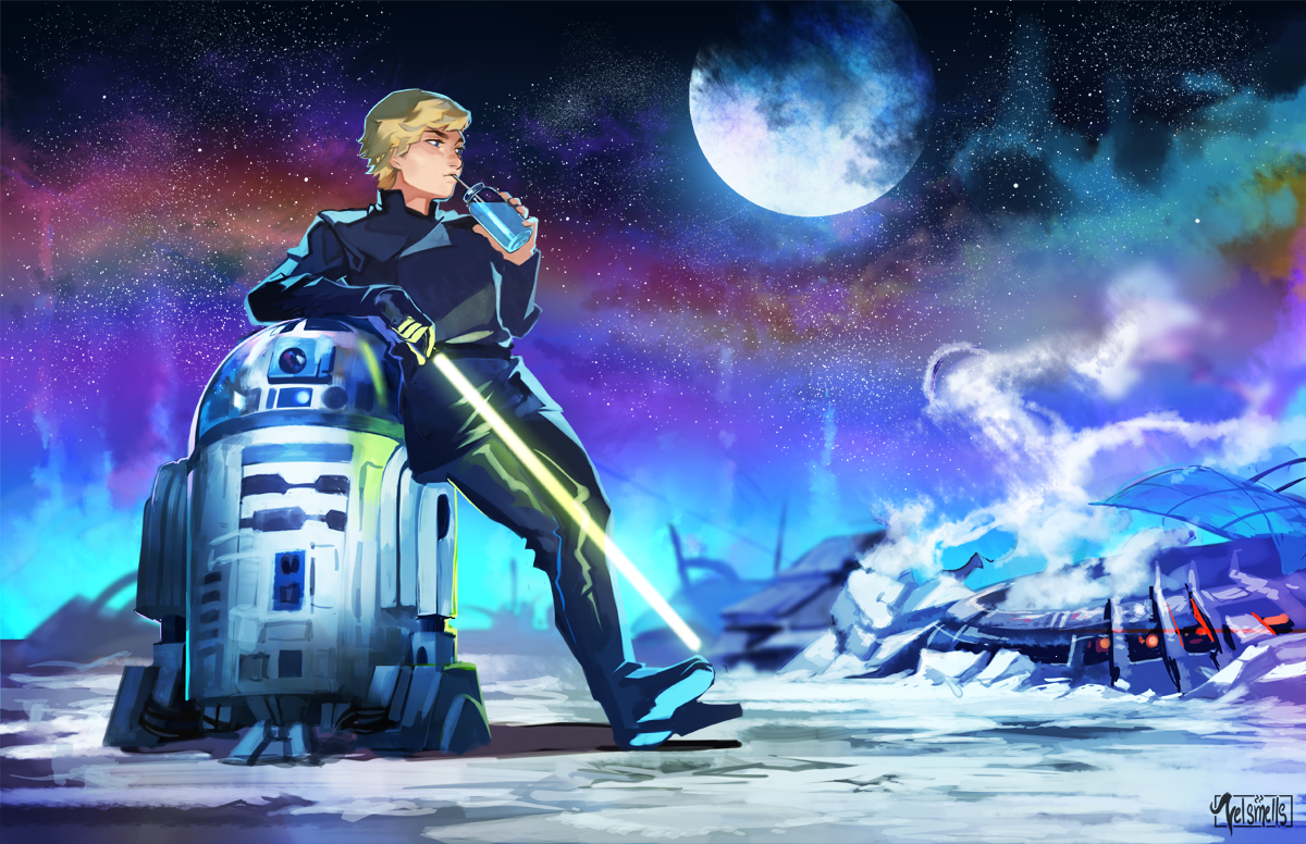 Luke Skywalker And R2d2 , HD Wallpaper & Backgrounds