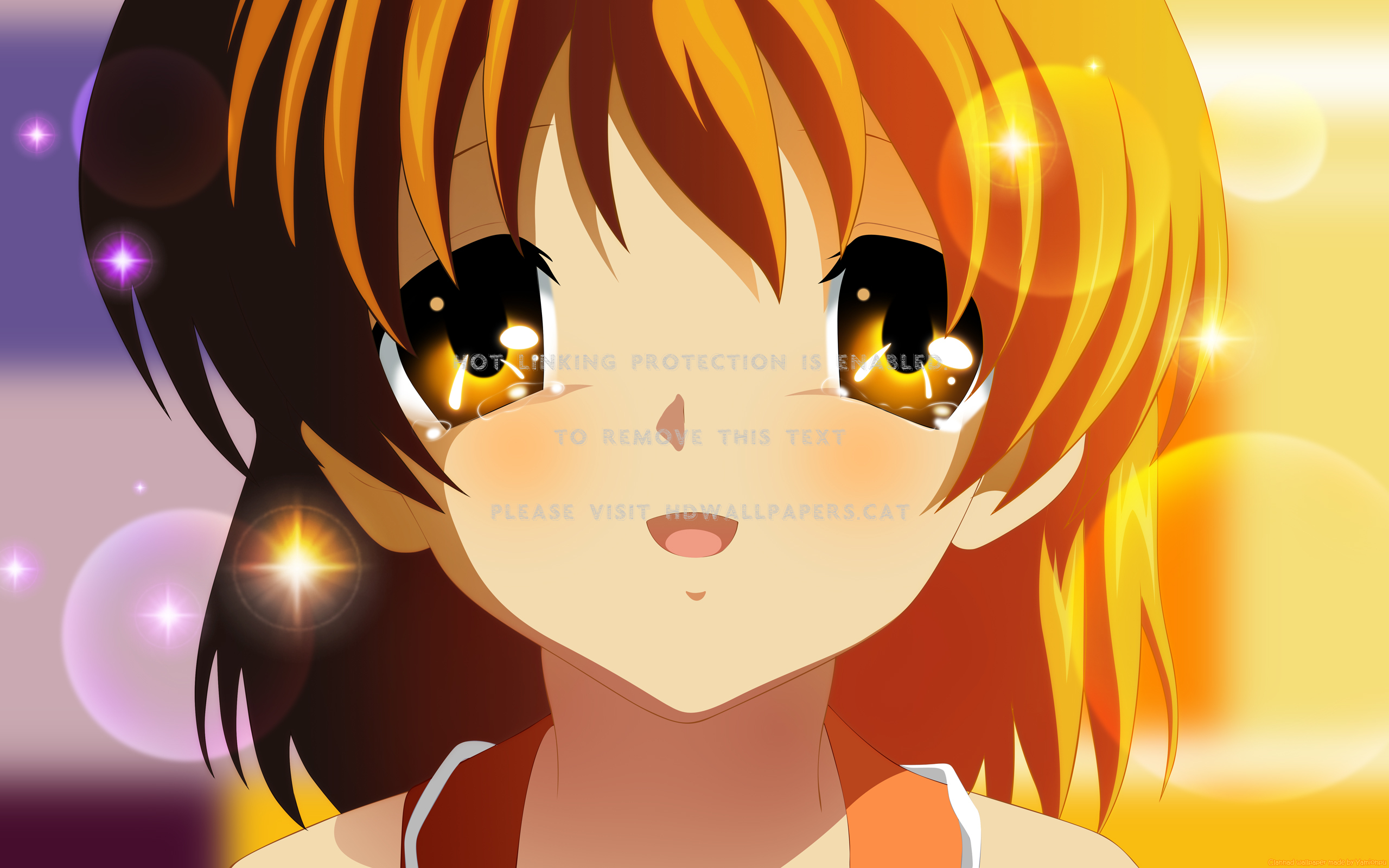 Tears Of Joy Girl Blush Clannad Furukawa - Nagisa Eyes Clannad , HD Wallpaper & Backgrounds