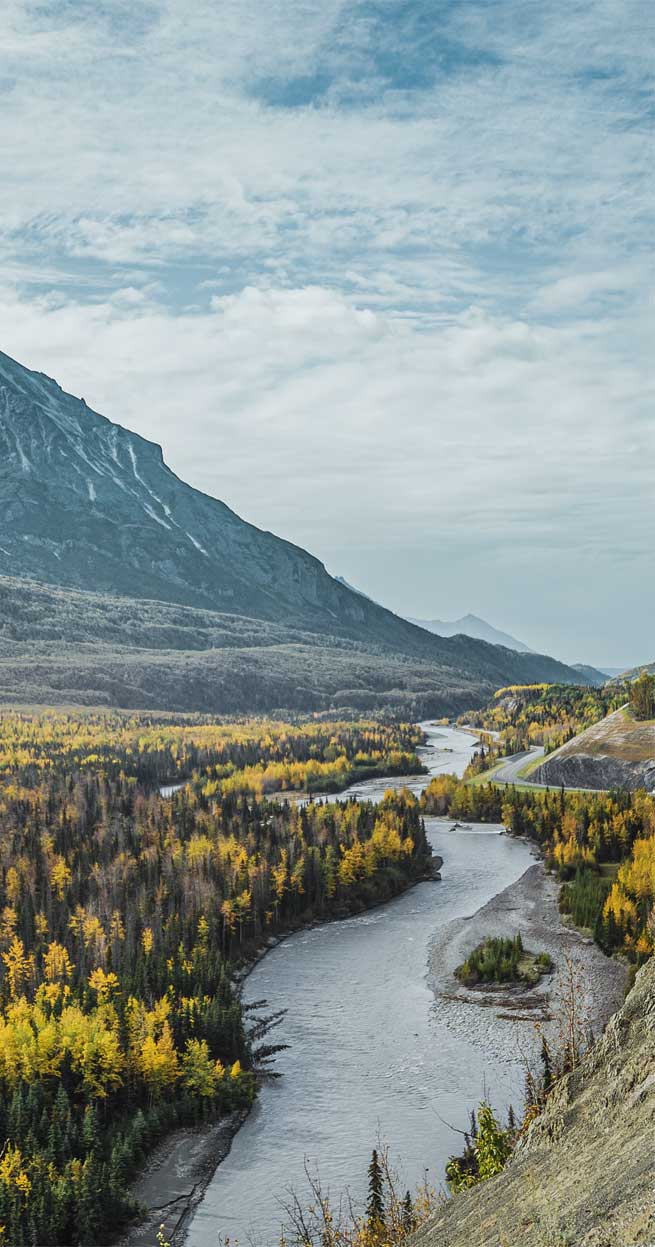 Beautiful Landscape, Spring Aesthetic, Winter Landscape, - Matanuska River , HD Wallpaper & Backgrounds