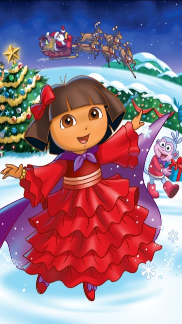 Dora Christmas , HD Wallpaper & Backgrounds