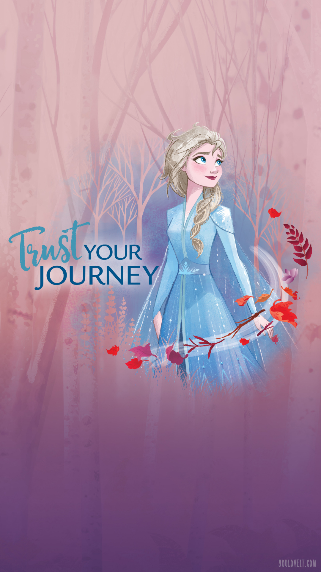 Frozen 2 Elsa Mobile Wallpaper - Красивые Обои На Телефон , HD Wallpaper & Backgrounds