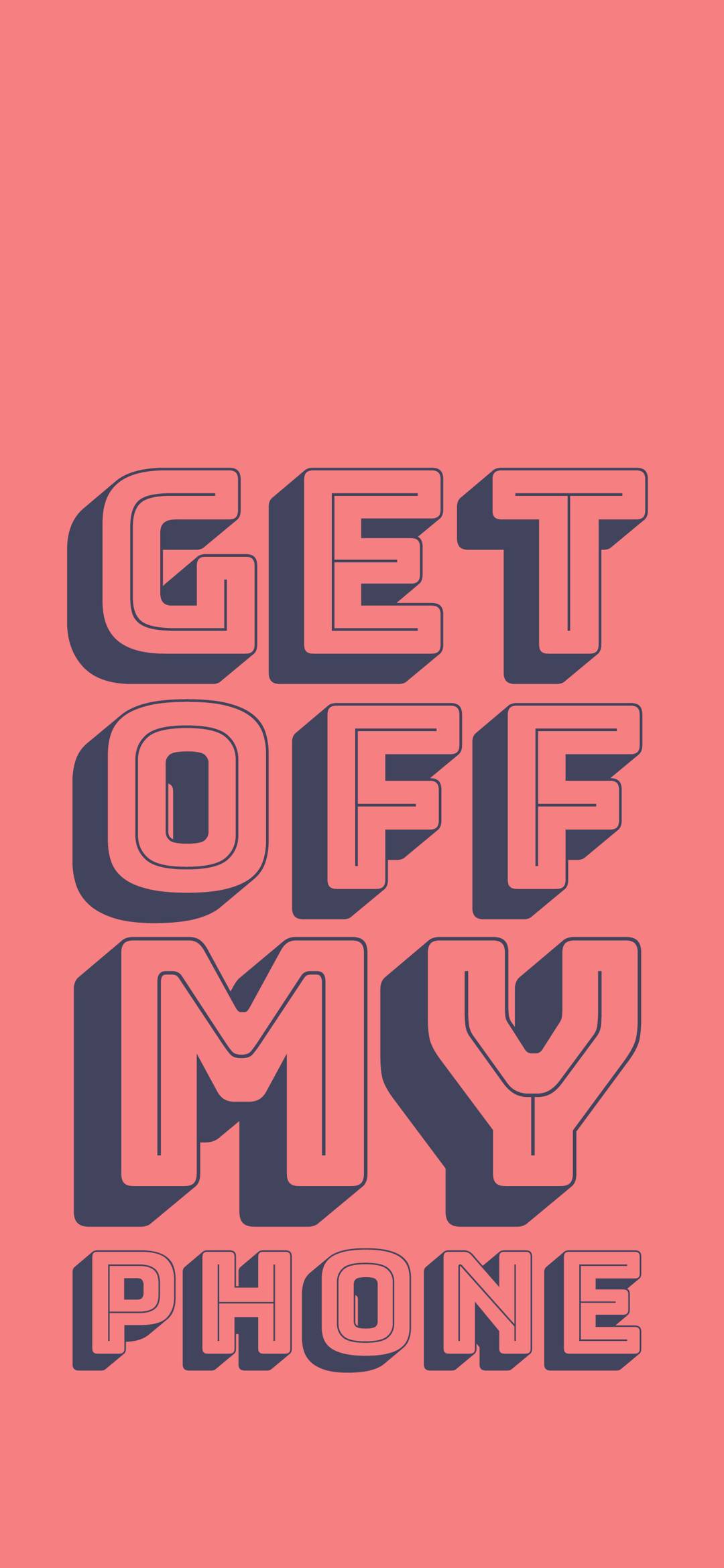 Please Get Off My Phone Wallpaper - Poster , HD Wallpaper & Backgrounds