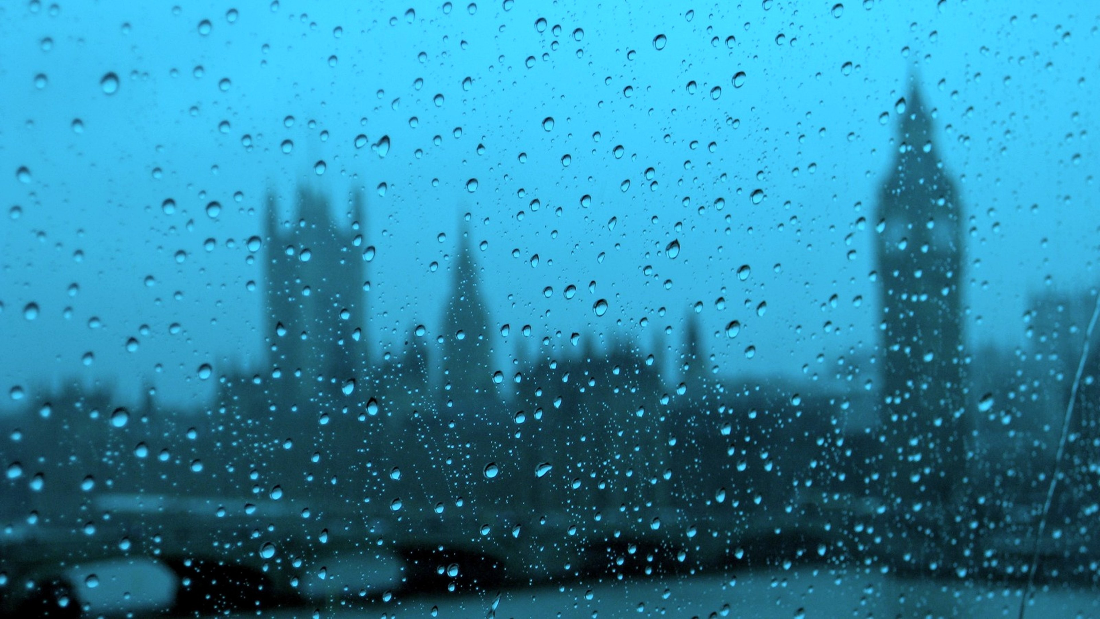 Rainy Day Raining Rain Drops Desktop Backgrounds Beautiful - Houses Of Parliament , HD Wallpaper & Backgrounds