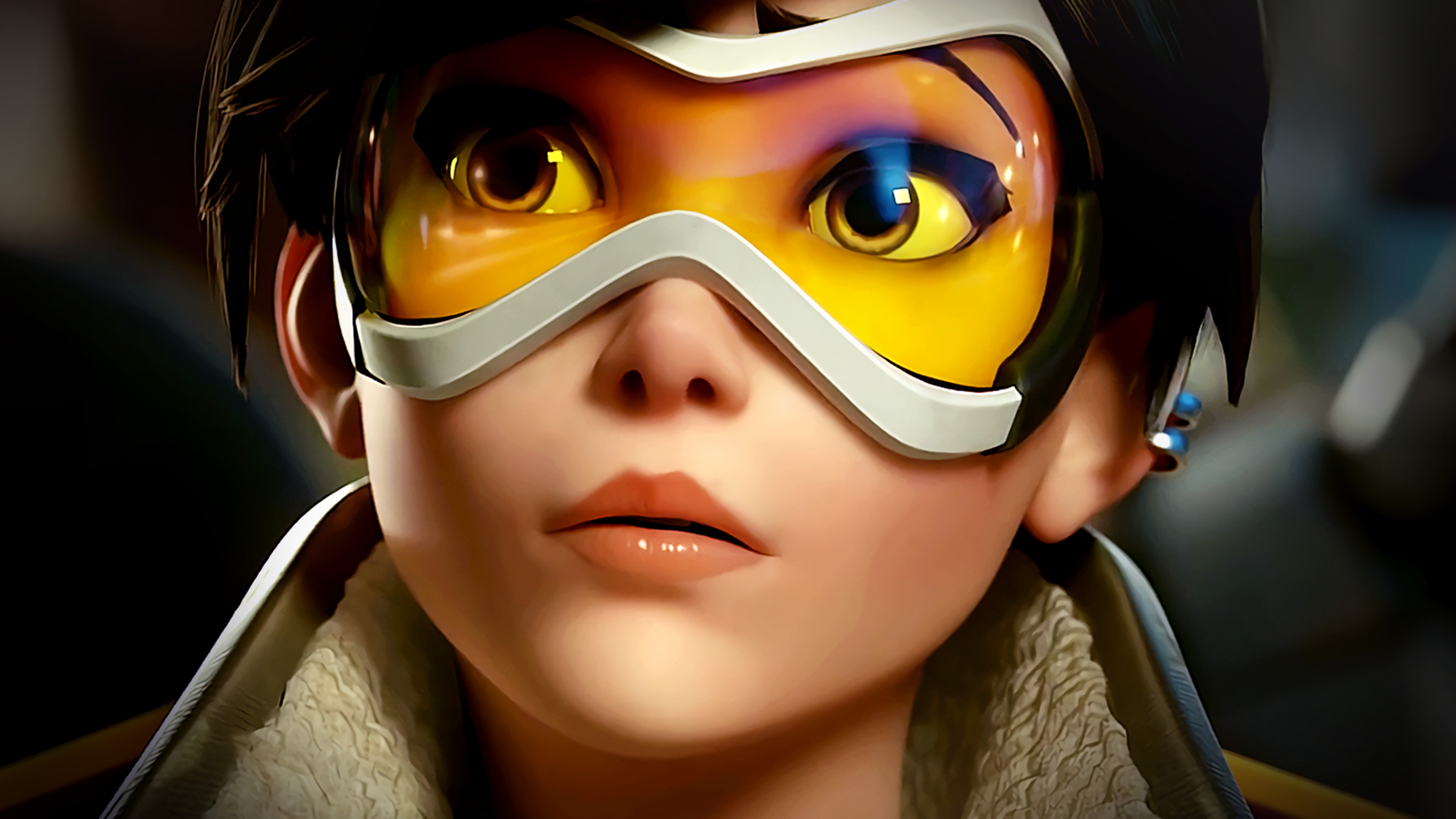 Overwatch Background 4k Tracer , HD Wallpaper & Backgrounds