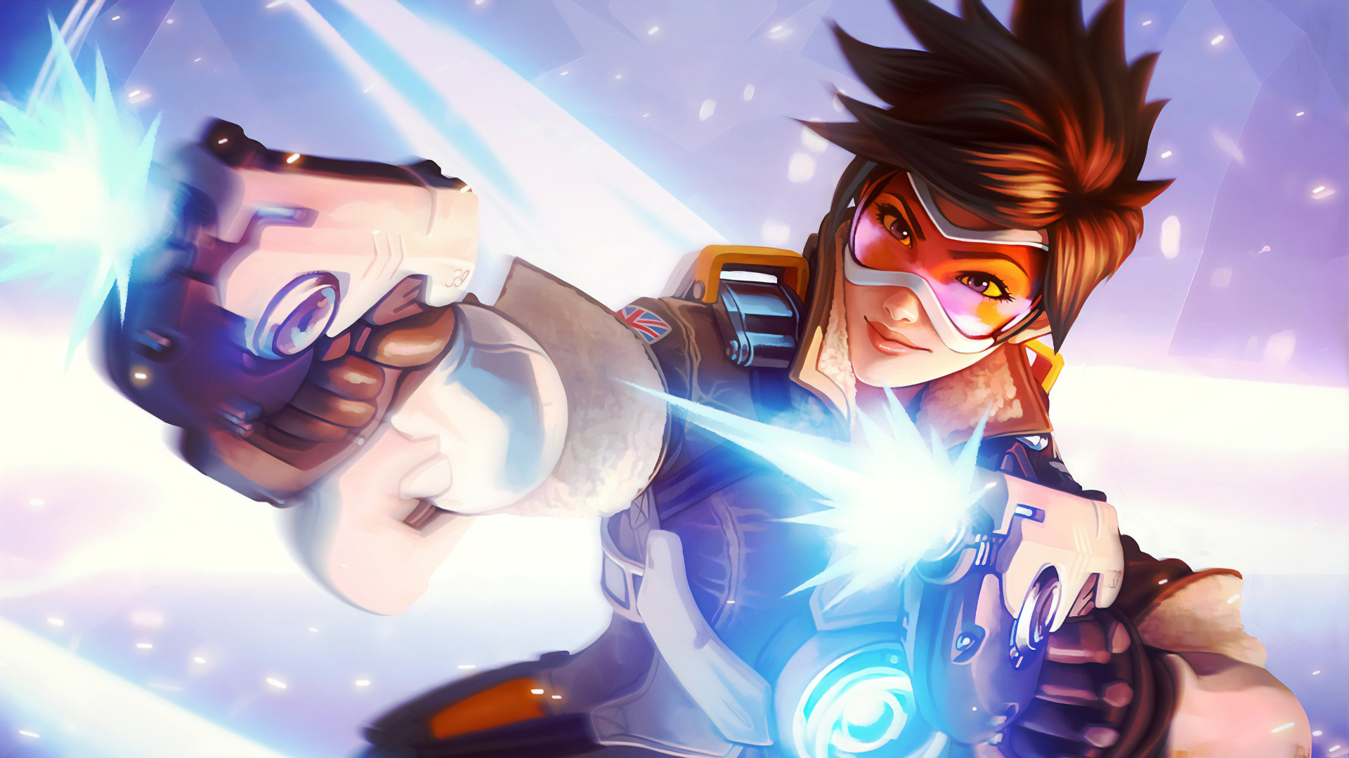 Overwatch Tracer Wallpaper 4k , HD Wallpaper & Backgrounds