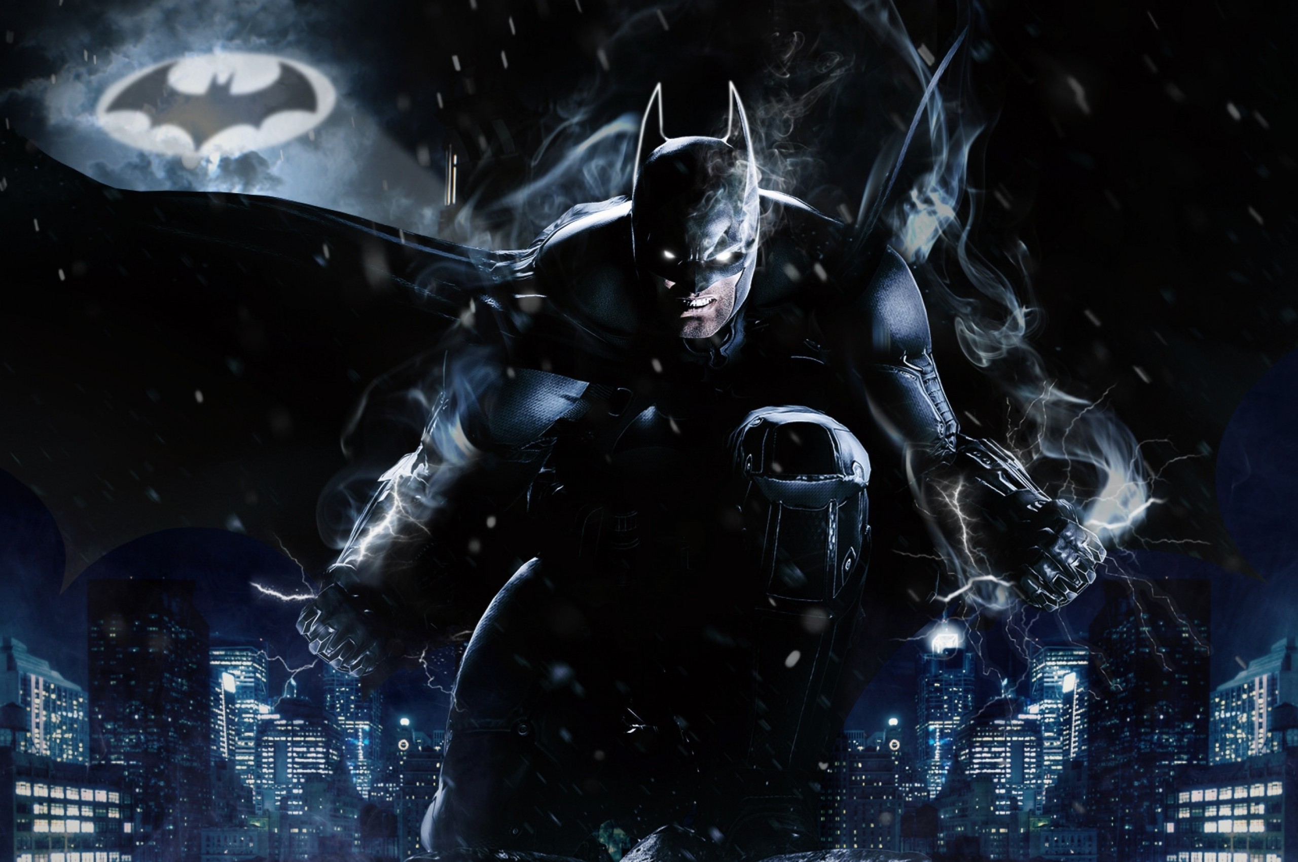 Batman, Angry, Moonlight - New Batman Game 2020 , HD Wallpaper & Backgrounds
