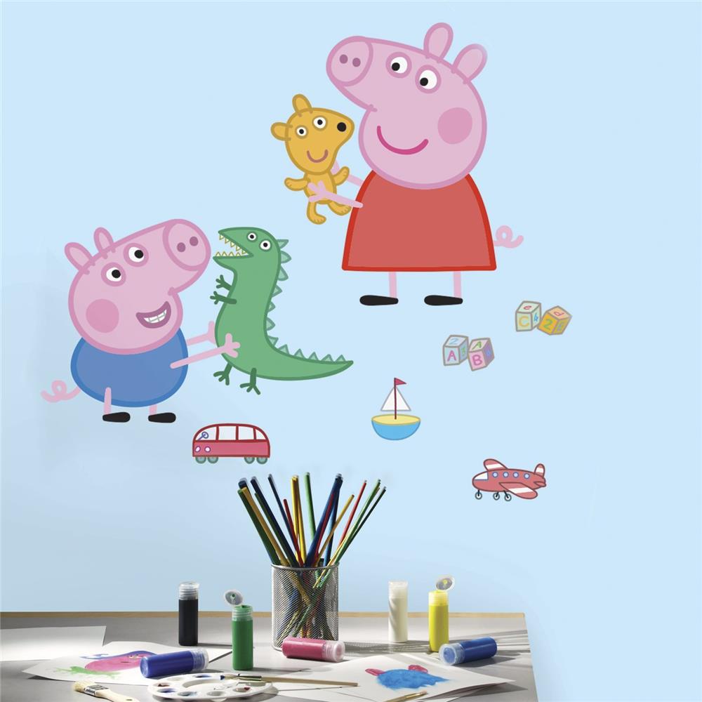 Wall Decals Peppa Pig , HD Wallpaper & Backgrounds