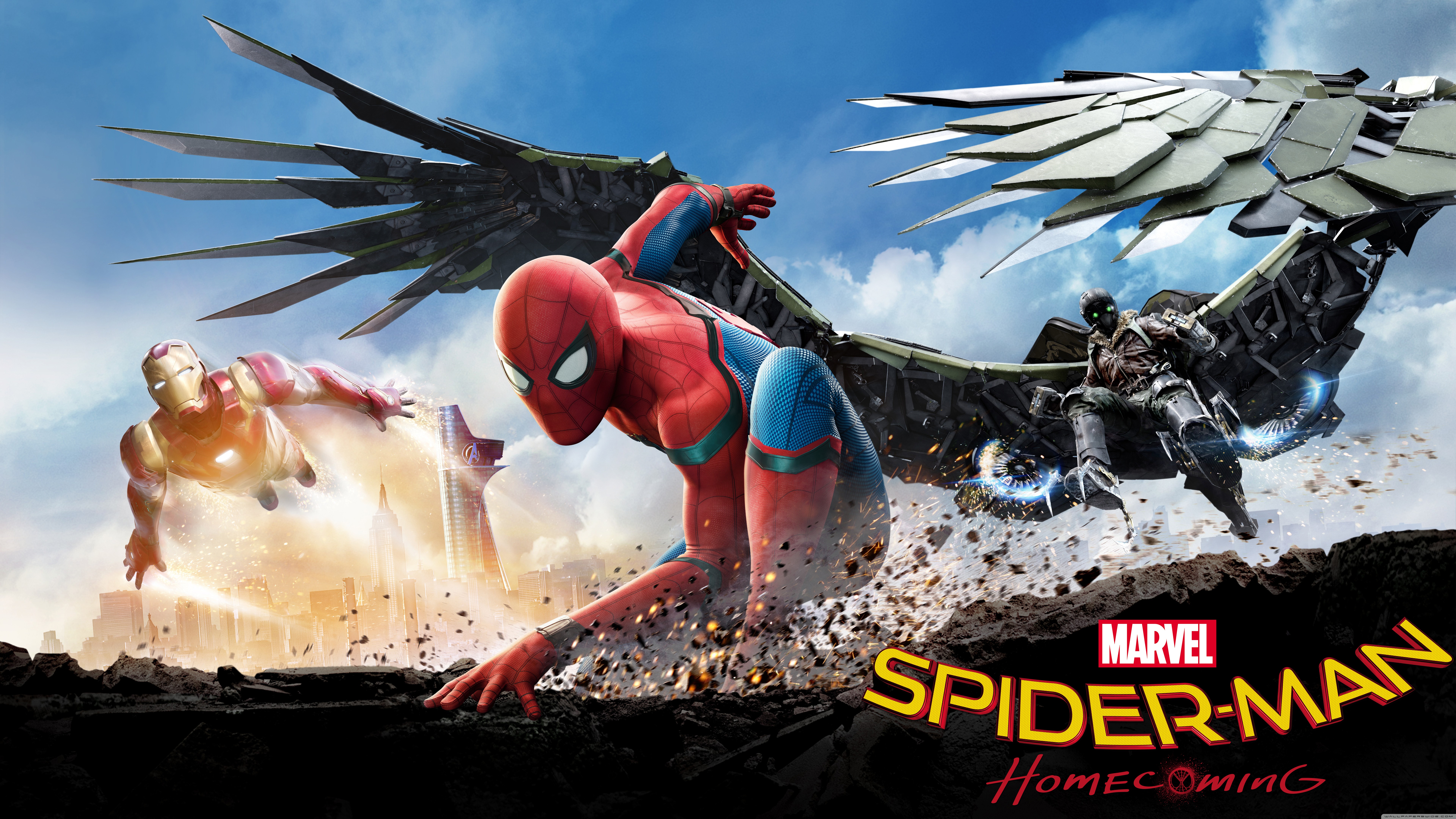 Spider Man Homecoming 4k , HD Wallpaper & Backgrounds