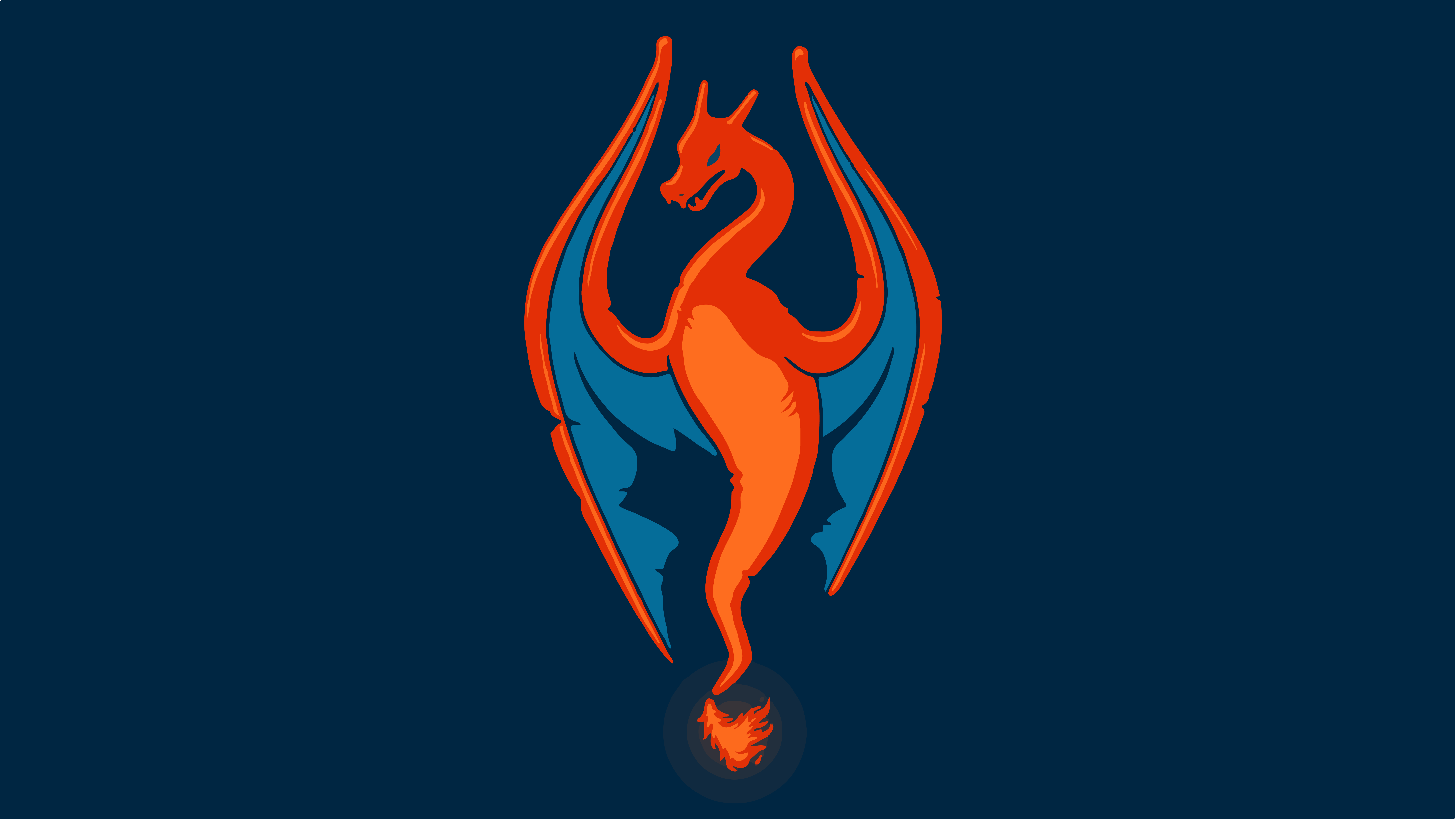Charizard Background Png - Charizard Skyrim , HD Wallpaper & Backgrounds