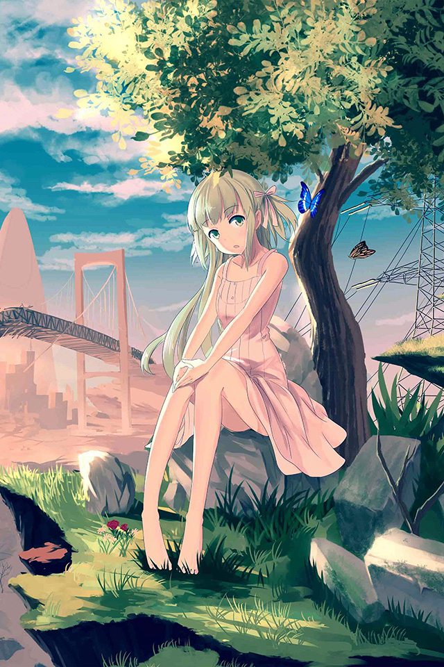 Cute Anime Girl Wallpaper For Desktop , HD Wallpaper & Backgrounds
