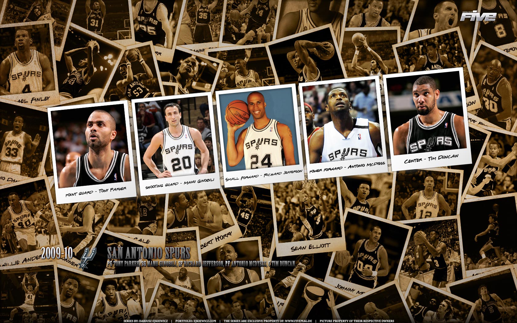 San Antonio Spurs 2010 Widescreen Wallpaper - San Antonio Spurs 2009 , HD Wallpaper & Backgrounds