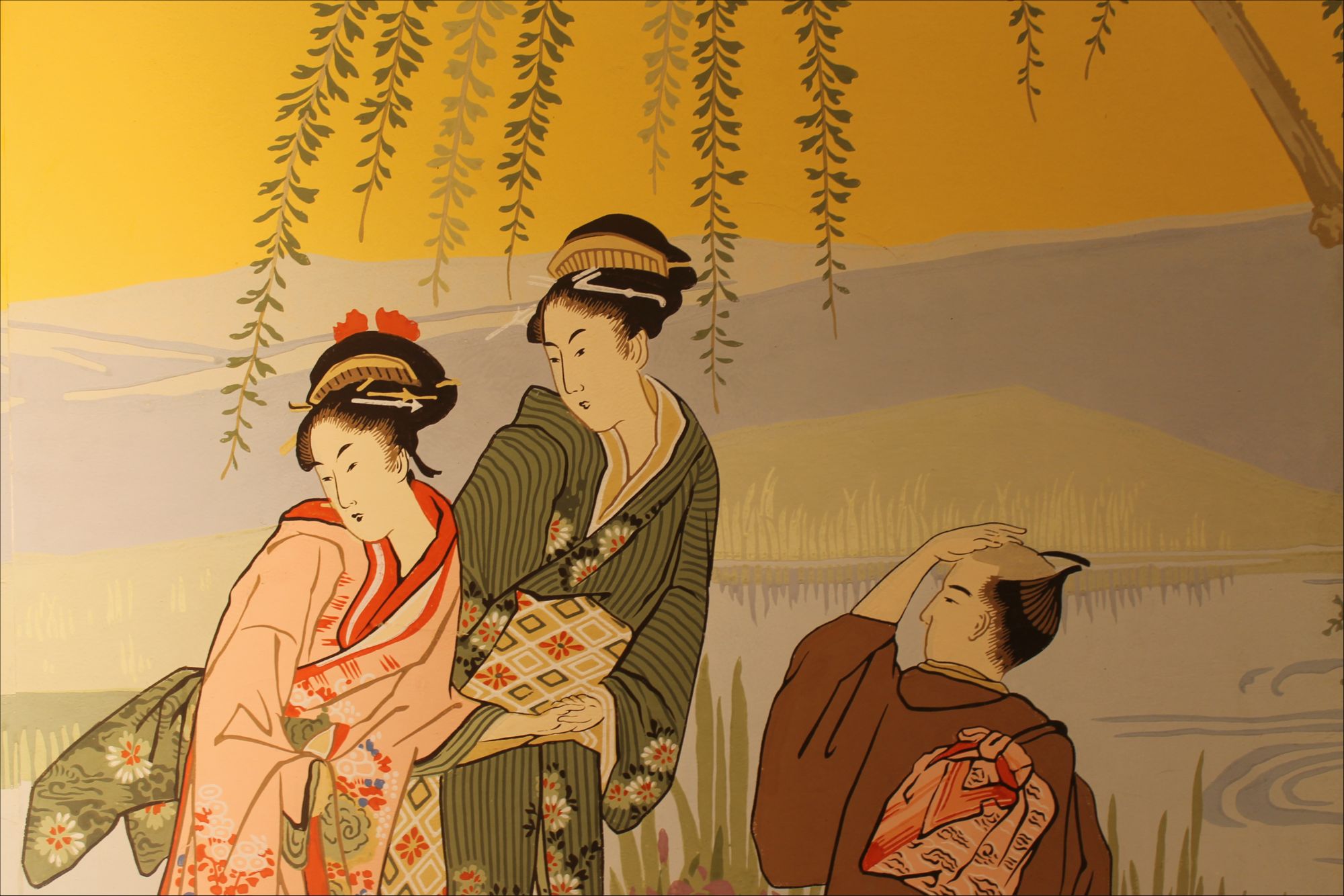 Geishe Disegni Antichi Giapponesi , HD Wallpaper & Backgrounds