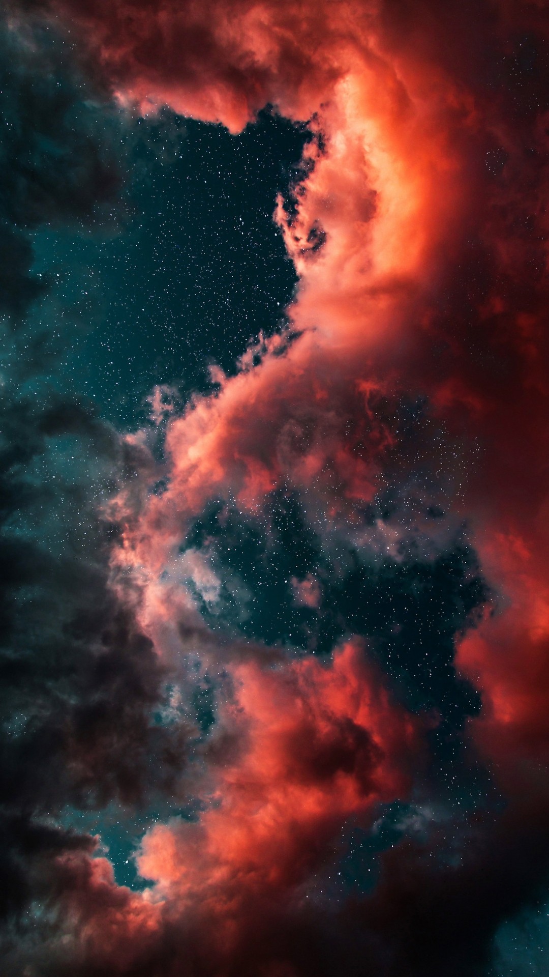 Hdr Space Clouds Iphone Wallpaper - Hdr Обои На Телефон , HD Wallpaper & Backgrounds