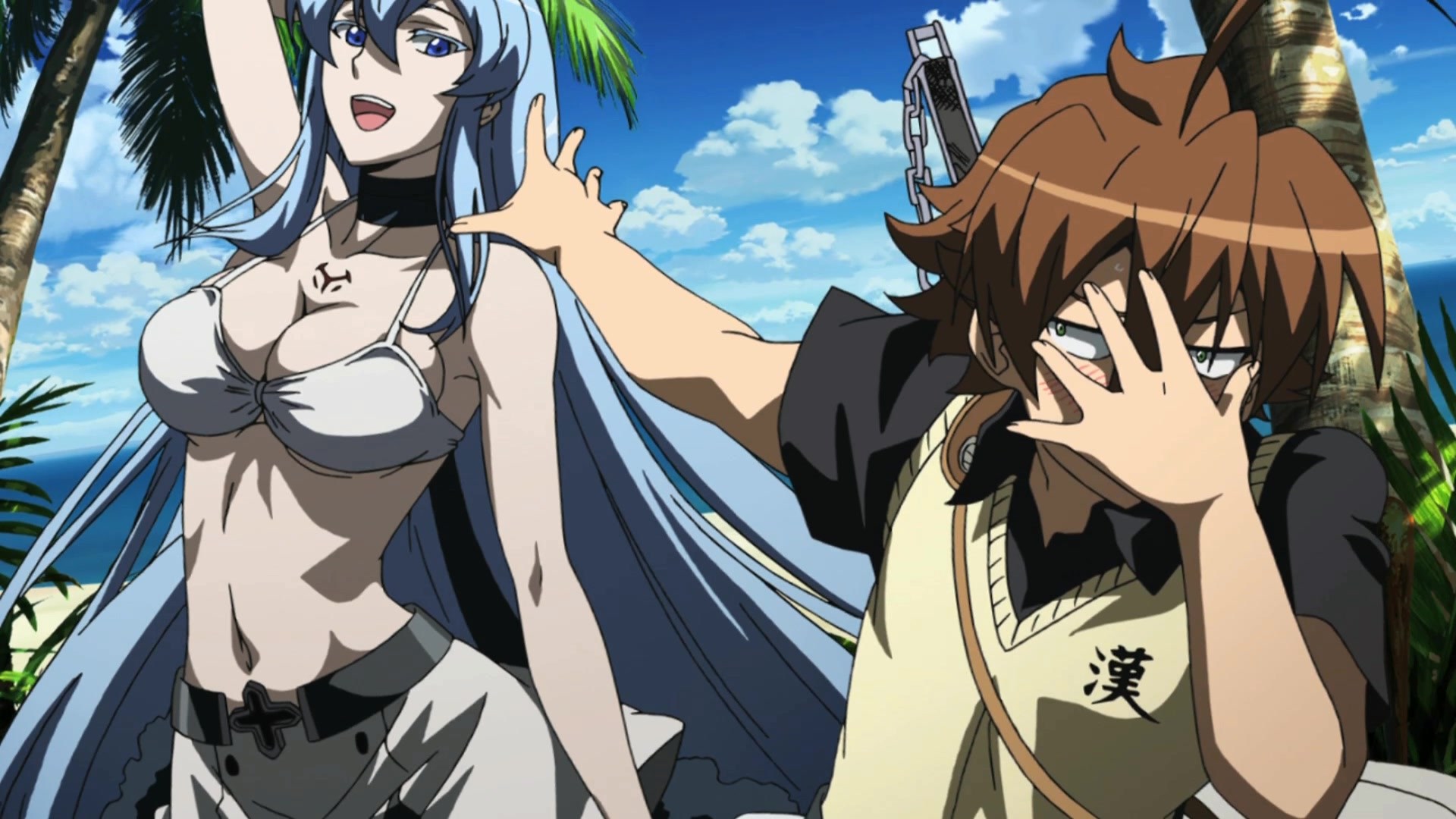 Wow So Hot Akame Ga Kill Tatsumi And Esdeath Tatsumi - Akame Ga Kill Esdeath And Tatsumi , HD Wallpaper & Backgrounds