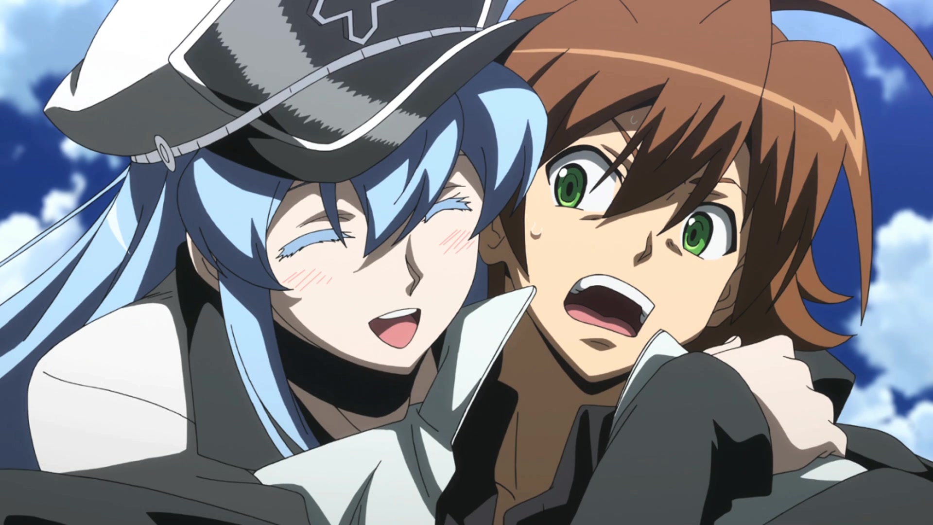 Download - Akame Ga Kill Esdeath And Tatsumi , HD Wallpaper & Backgrounds