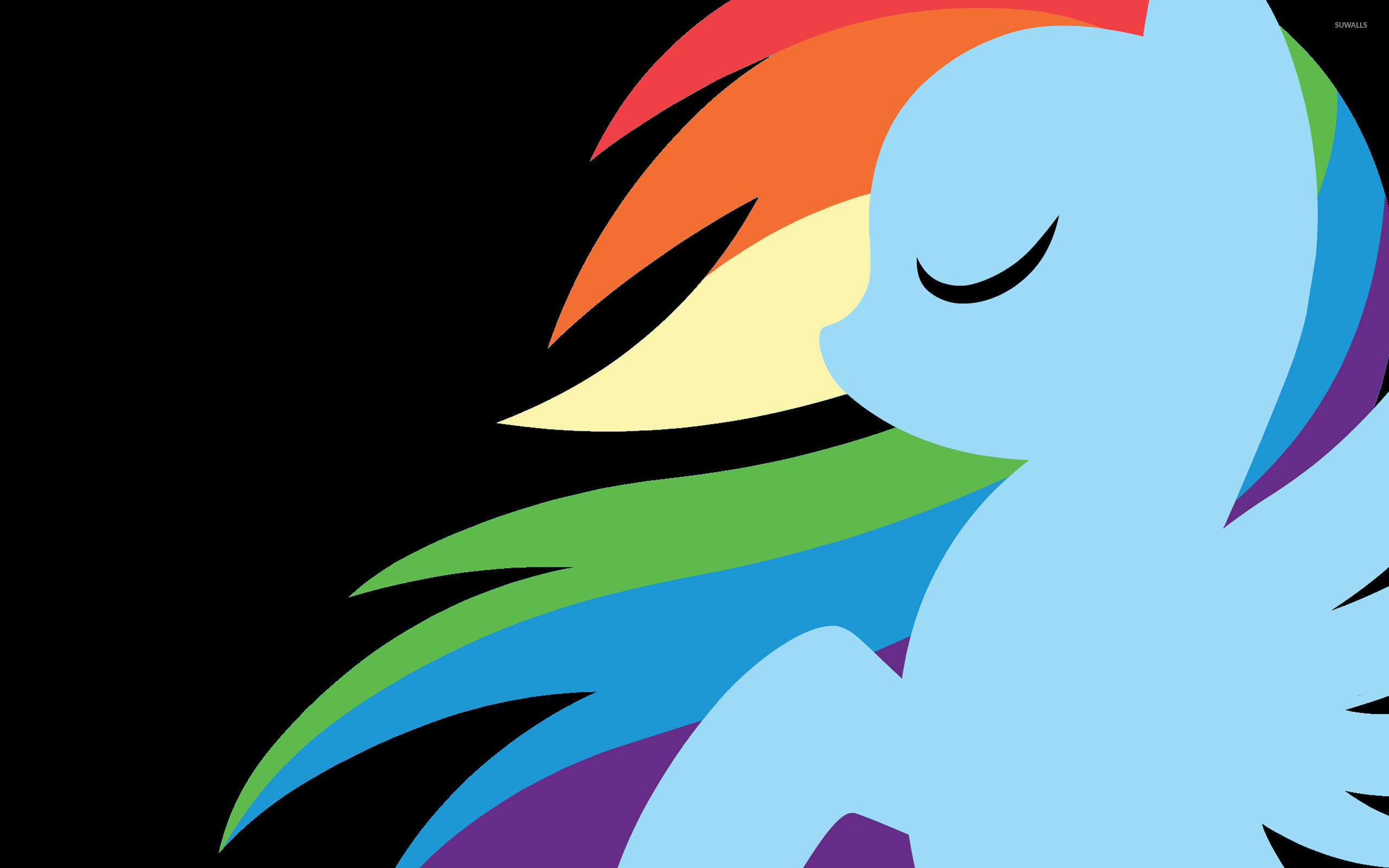 Cartoon - 4k Rainbow Dash , HD Wallpaper & Backgrounds