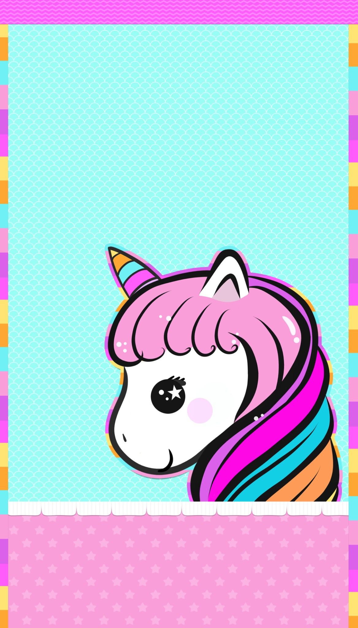 Cute Unicorn Wallpaper Iphone - Unicorn Background For Iphone , HD Wallpaper & Backgrounds