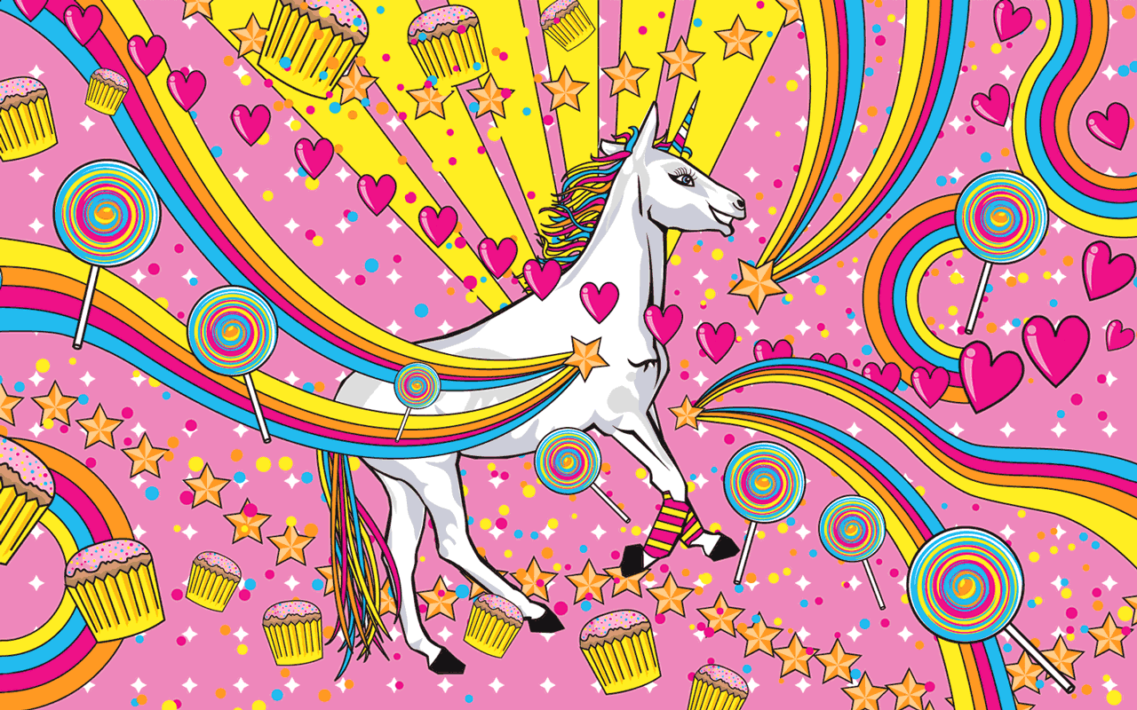 Download Unicorn Rainbow Wallpaper , HD Wallpaper & Backgrounds