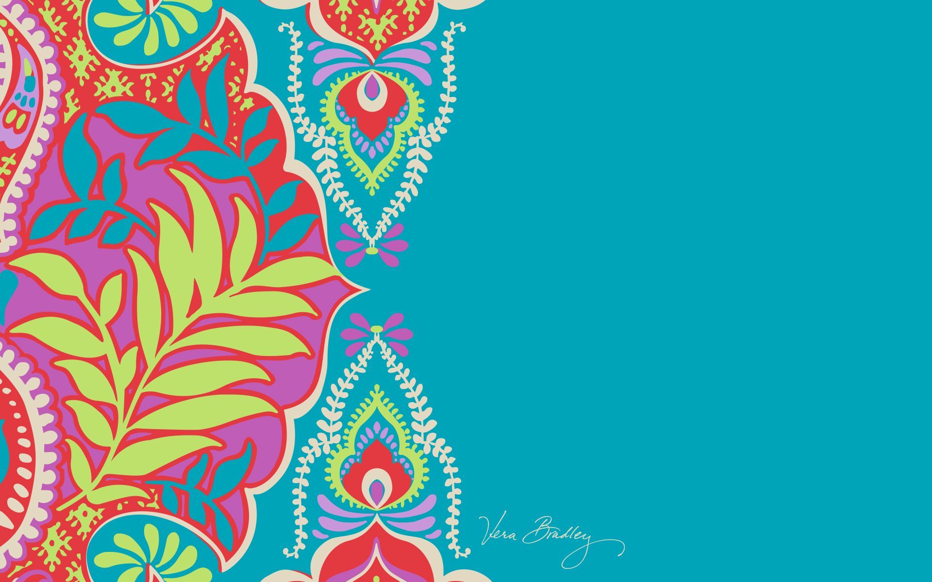 Vera Bradley - Vera Bradley Paradise Paisley , HD Wallpaper & Backgrounds