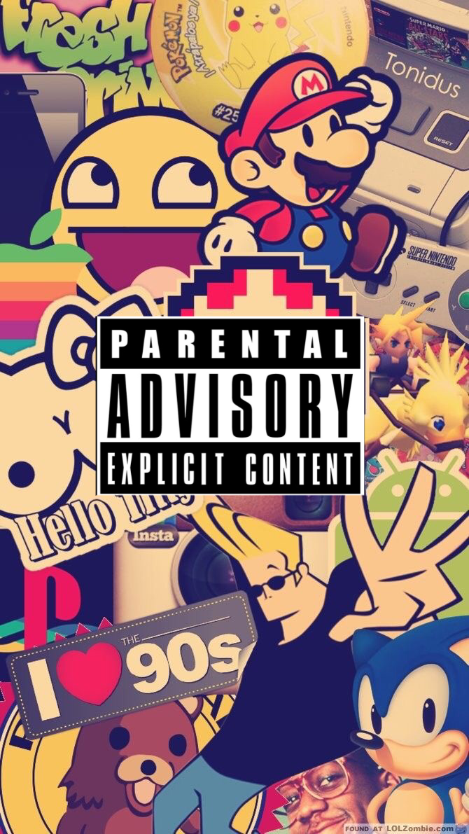 #parentaladvisory #explicitcontent #wallpaper Cute - Parental Advisory Wallpaper Cartoon , HD Wallpaper & Backgrounds