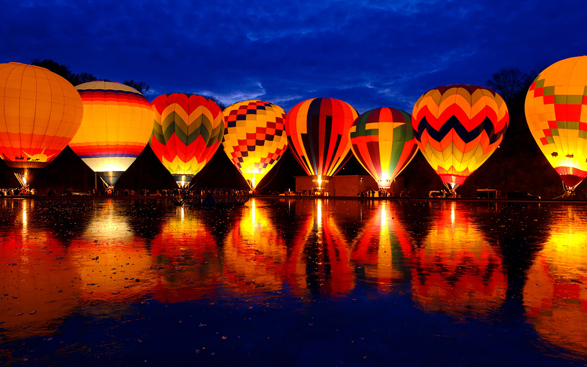Balluminaria Hot Air Balloon Glow Festival - Hot Air Balloon Hd , HD Wallpaper & Backgrounds
