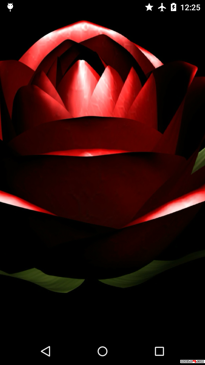 Red Rose 3d Video Live Wallpaper - Android Toast Gif , HD Wallpaper & Backgrounds