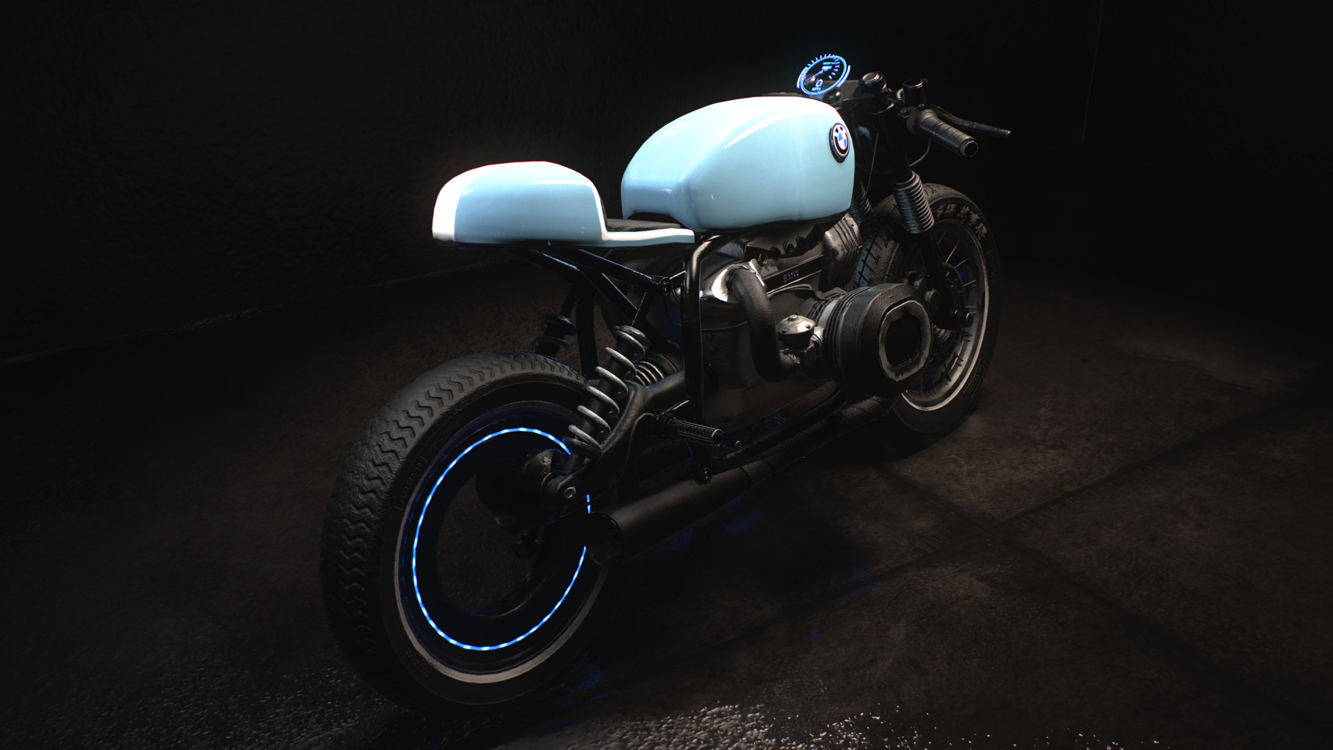 Bmw Cafe Racer R80 , HD Wallpaper & Backgrounds