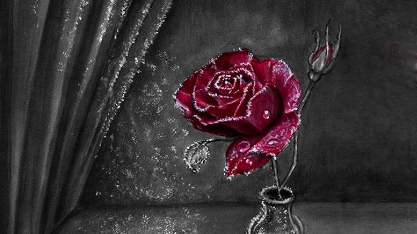 3d Rose Live Wallpaper For Pc - 3d Desktop Wallpaper Red Rose , HD Wallpaper & Backgrounds