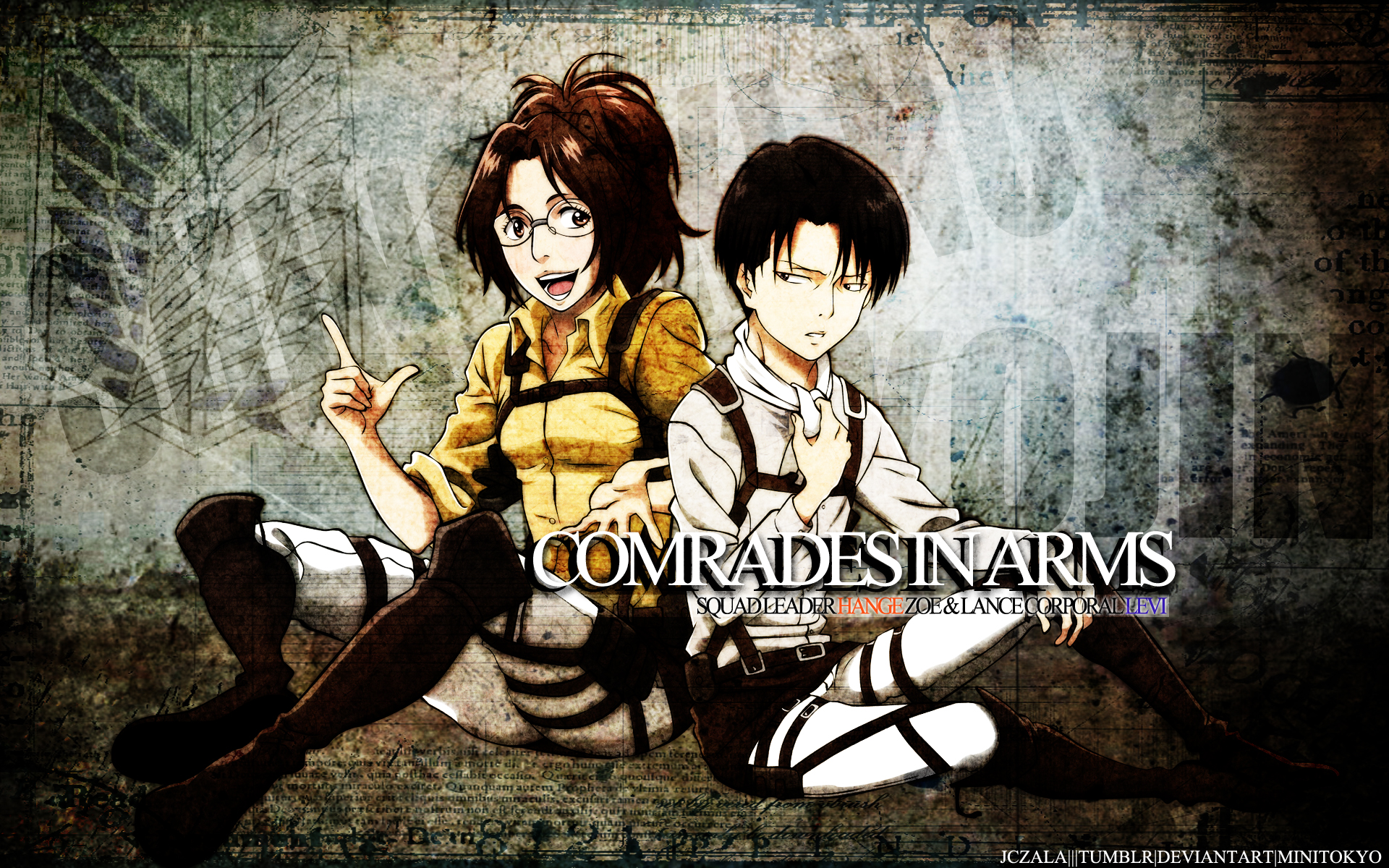 G, Shingeki No Kyojin, Levi Ackerman, Hange Zoe Wallpaper , HD Wallpaper & Backgrounds