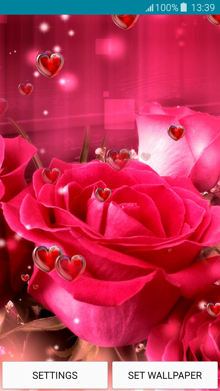 Live Wallpapers - Glitter Rose - Next - Glitter Roses , HD Wallpaper & Backgrounds