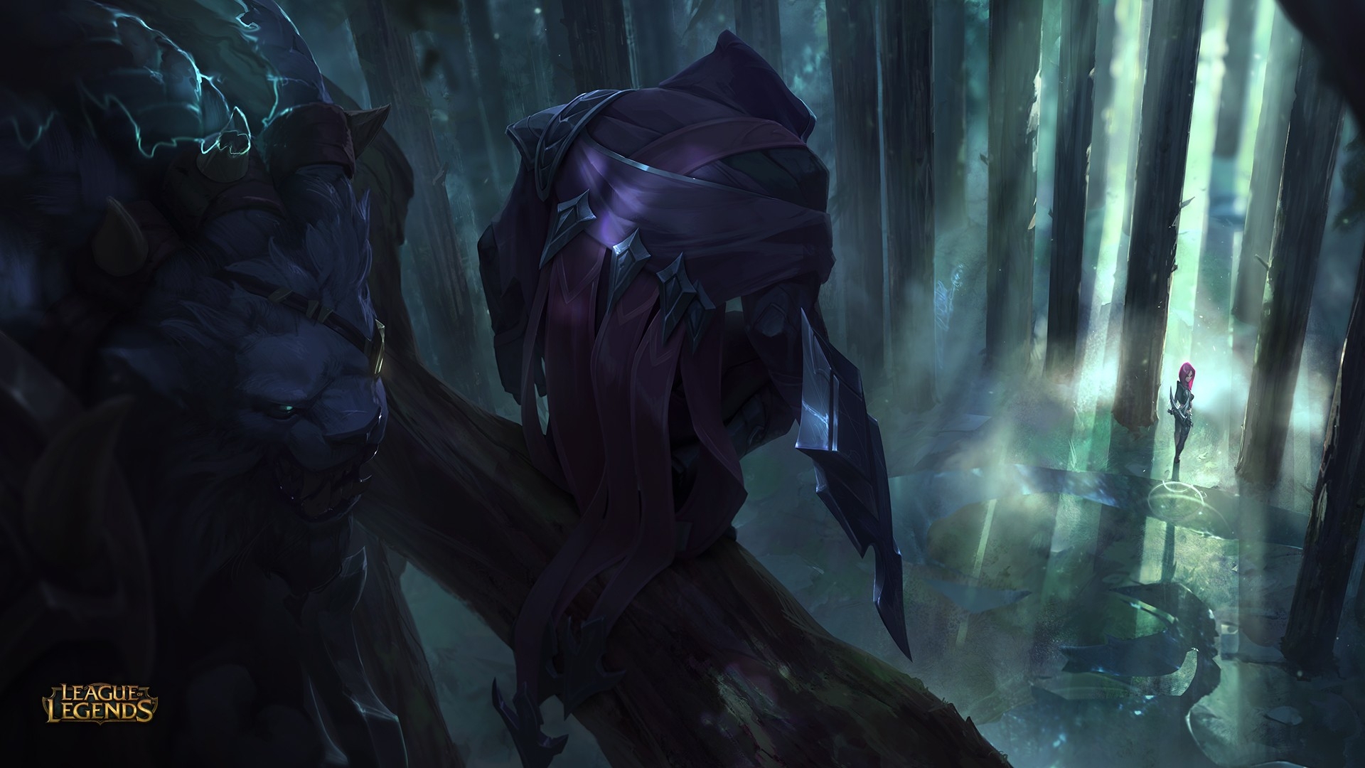 Wallpaper League Of Legends, Rengar, Katarina, Talon, - Lol Season 7 Login Screen , HD Wallpaper & Backgrounds