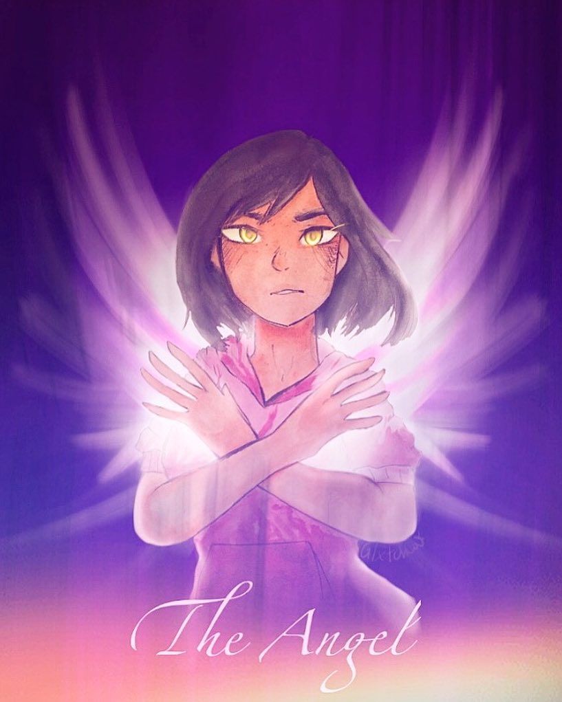 💜the Angel💜 • • Aphmau Is Complete Super Happy With - Cartoon , HD Wallpaper & Backgrounds
