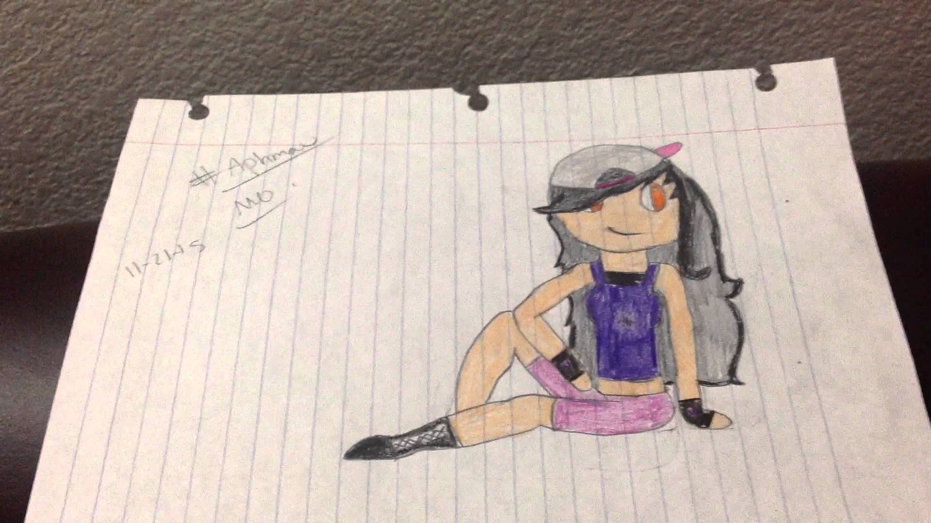 This Is A Video Of All My Aphmau Drawings - Aphmau Easy Drawing , HD Wallpaper & Backgrounds